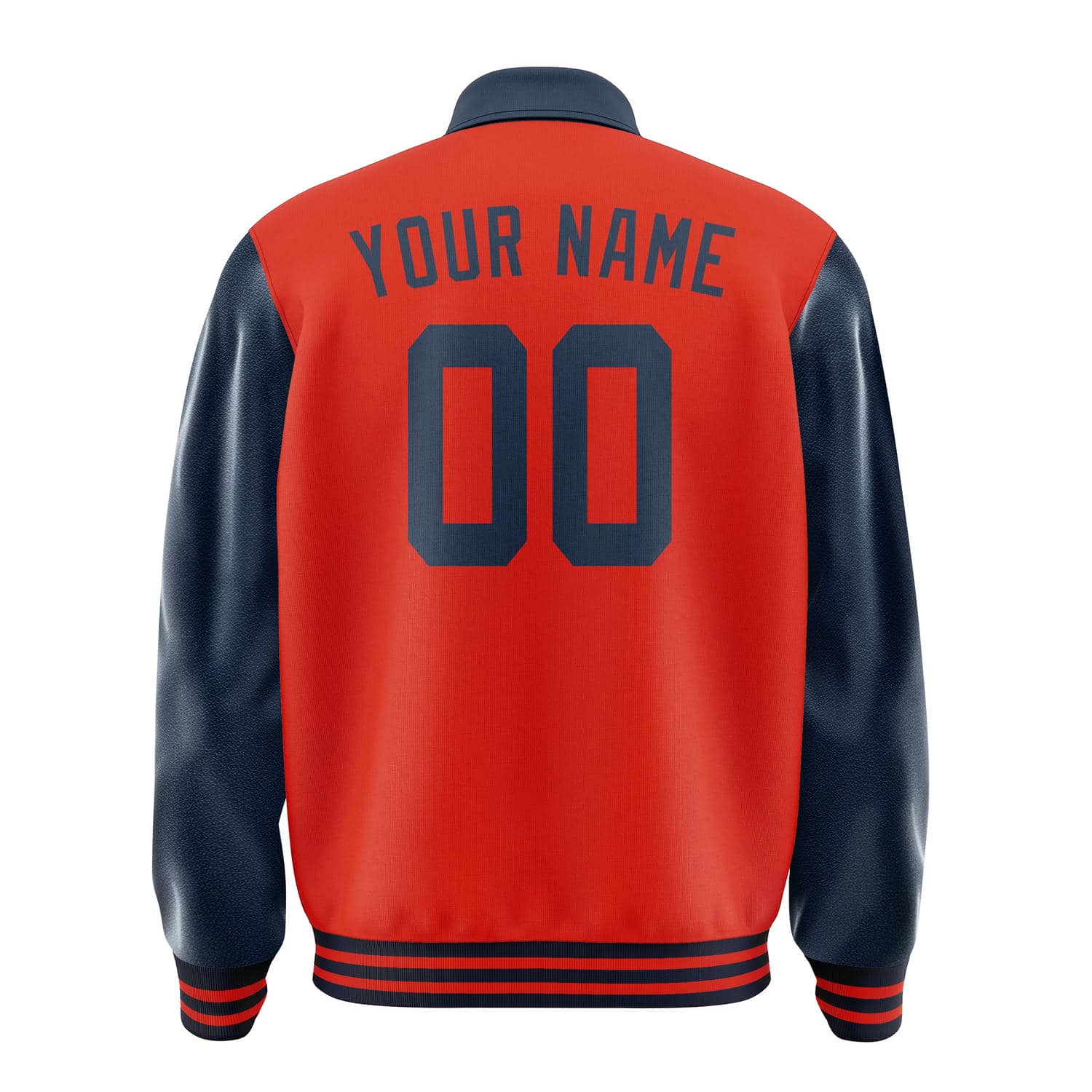 Custom Orange Red Blue Jacket