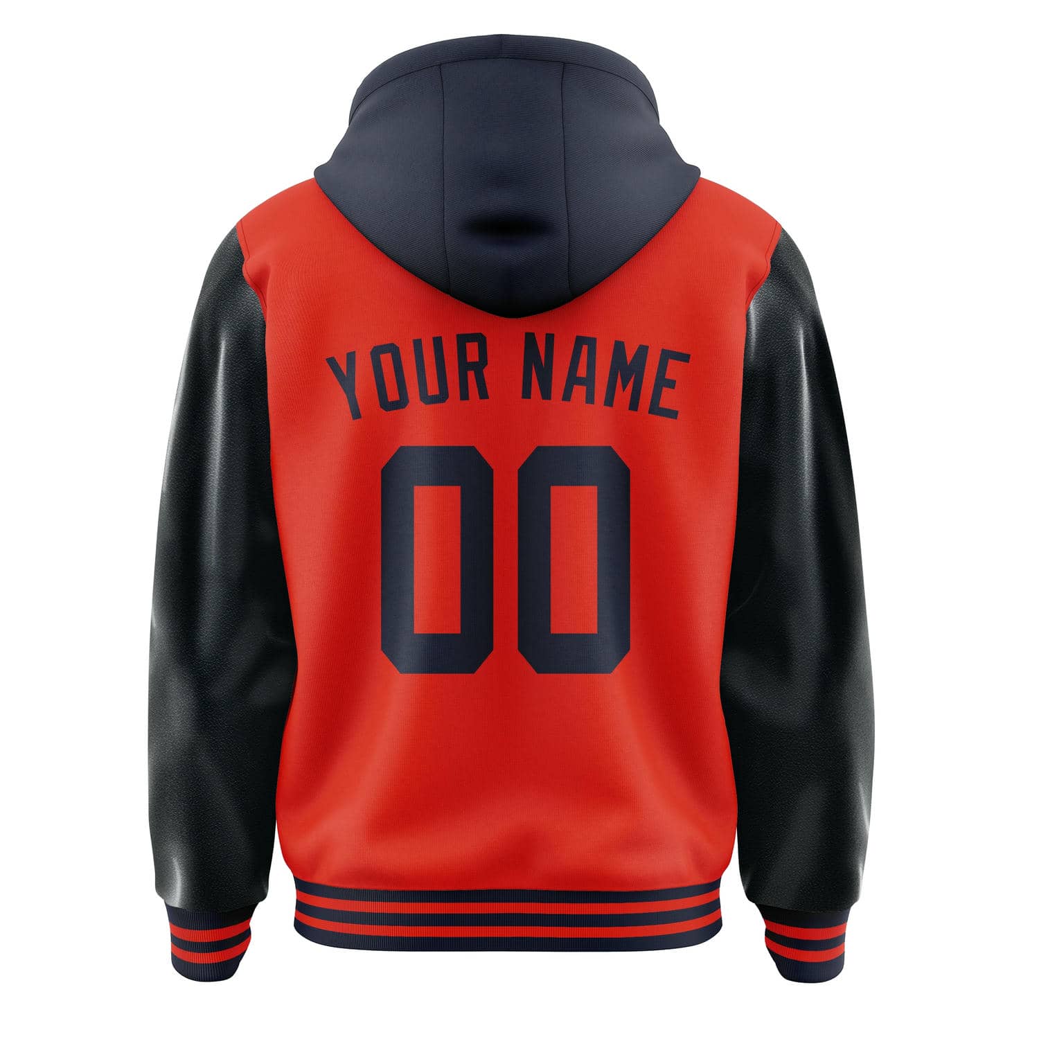 Custom Orange Red Navy Jacket