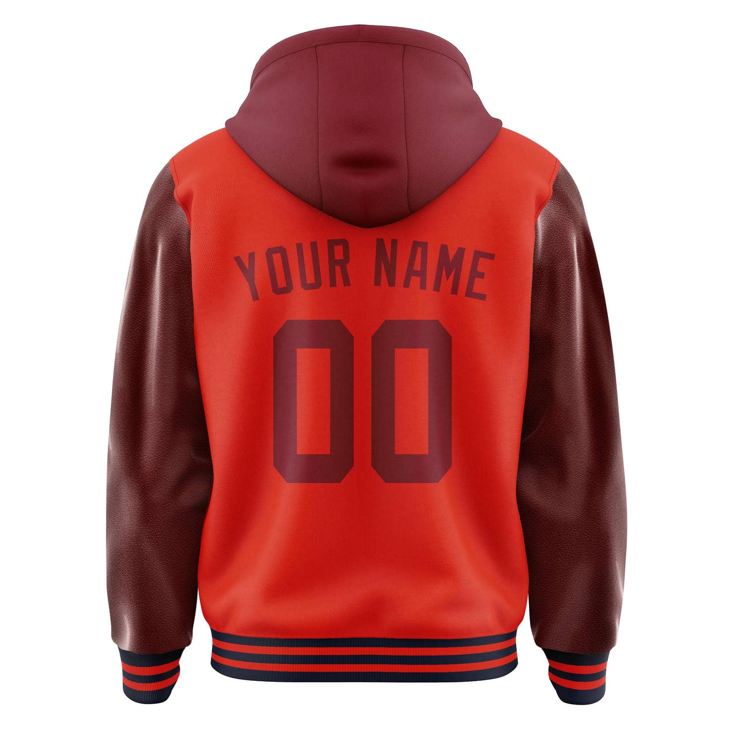 Custom Orange Red Crimson Red Jacket