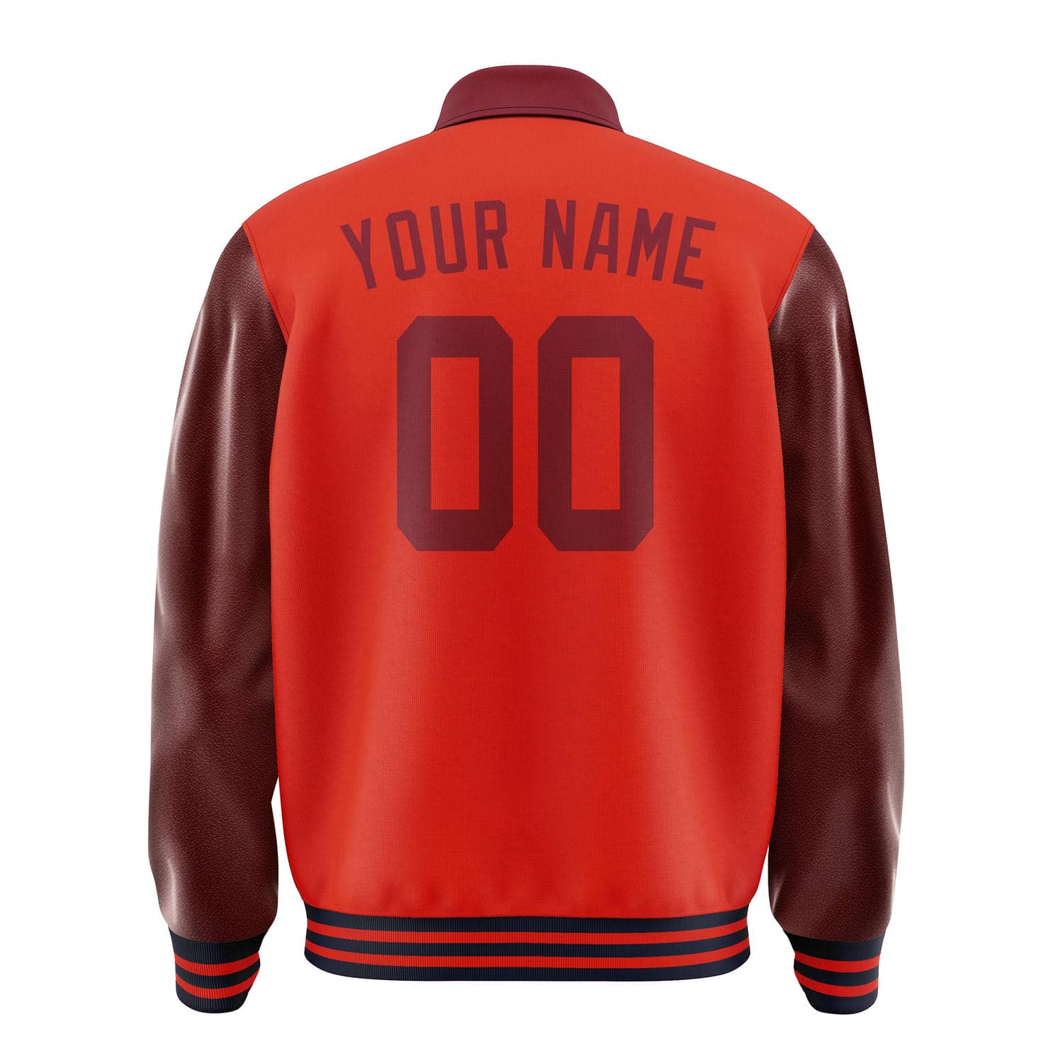 Custom Orange Red Crimson Red Jacket