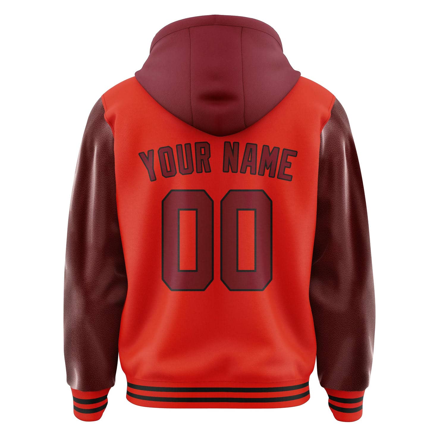 Custom Orange Red Crimson Red Jacket