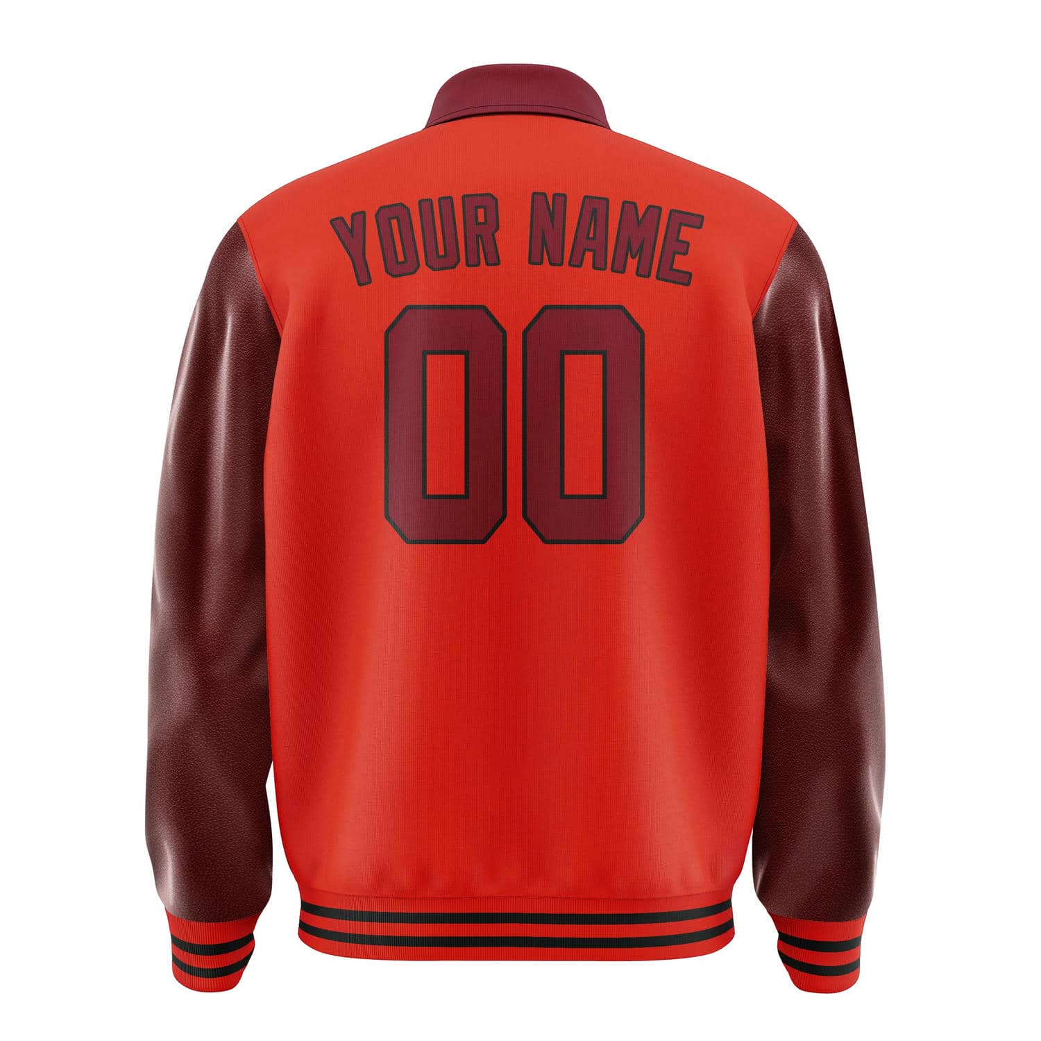 Custom Orange Red Crimson Red Jacket