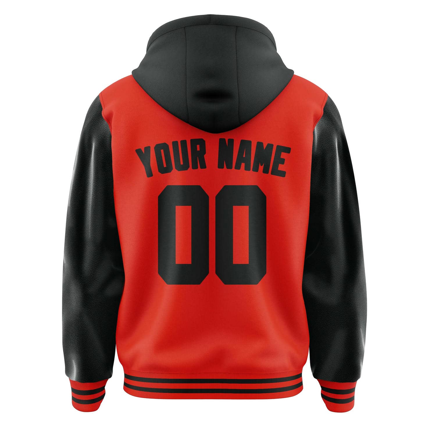Custom Orange Red Black Jacket