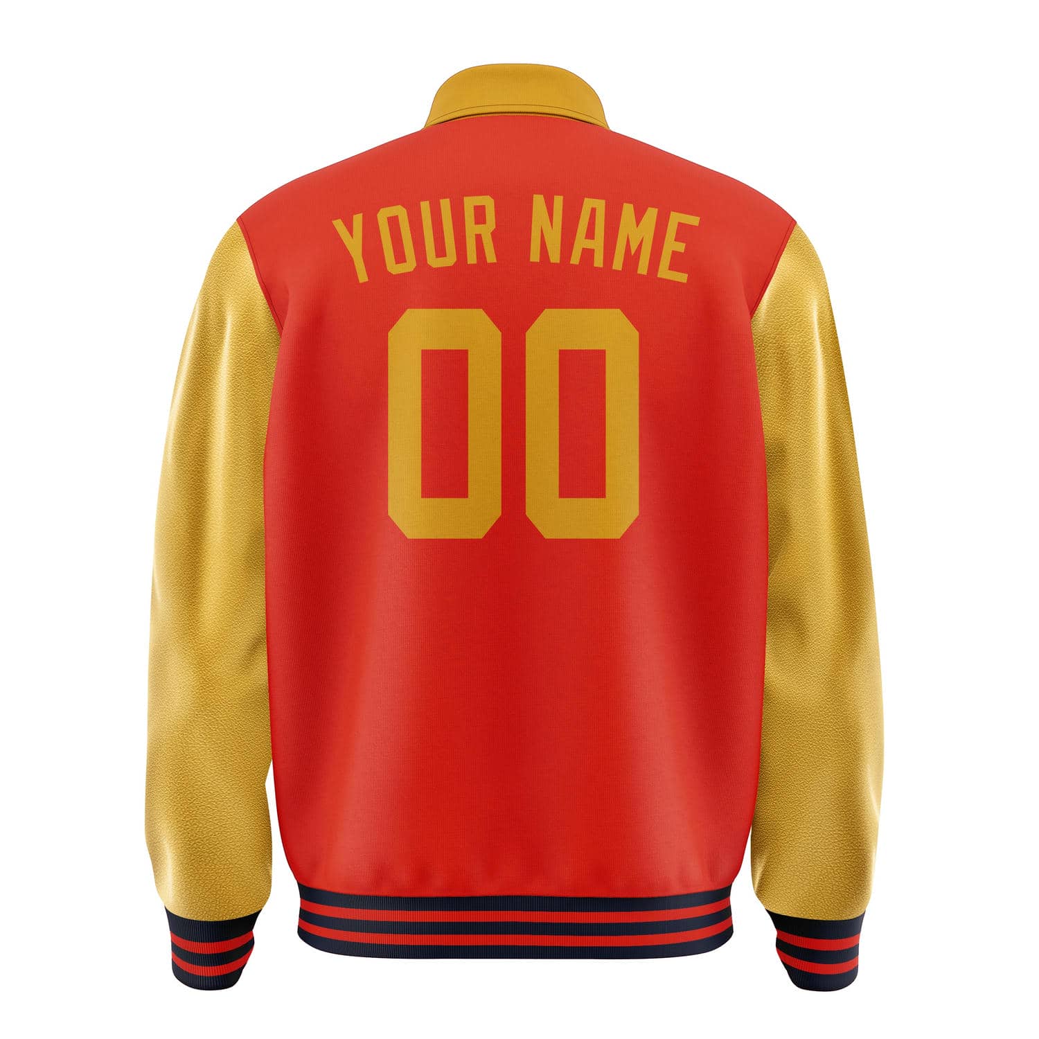 Custom Orange Red Yellow Jacket