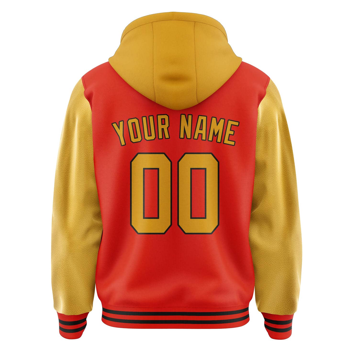 Custom Orange Red Yellow Jacket