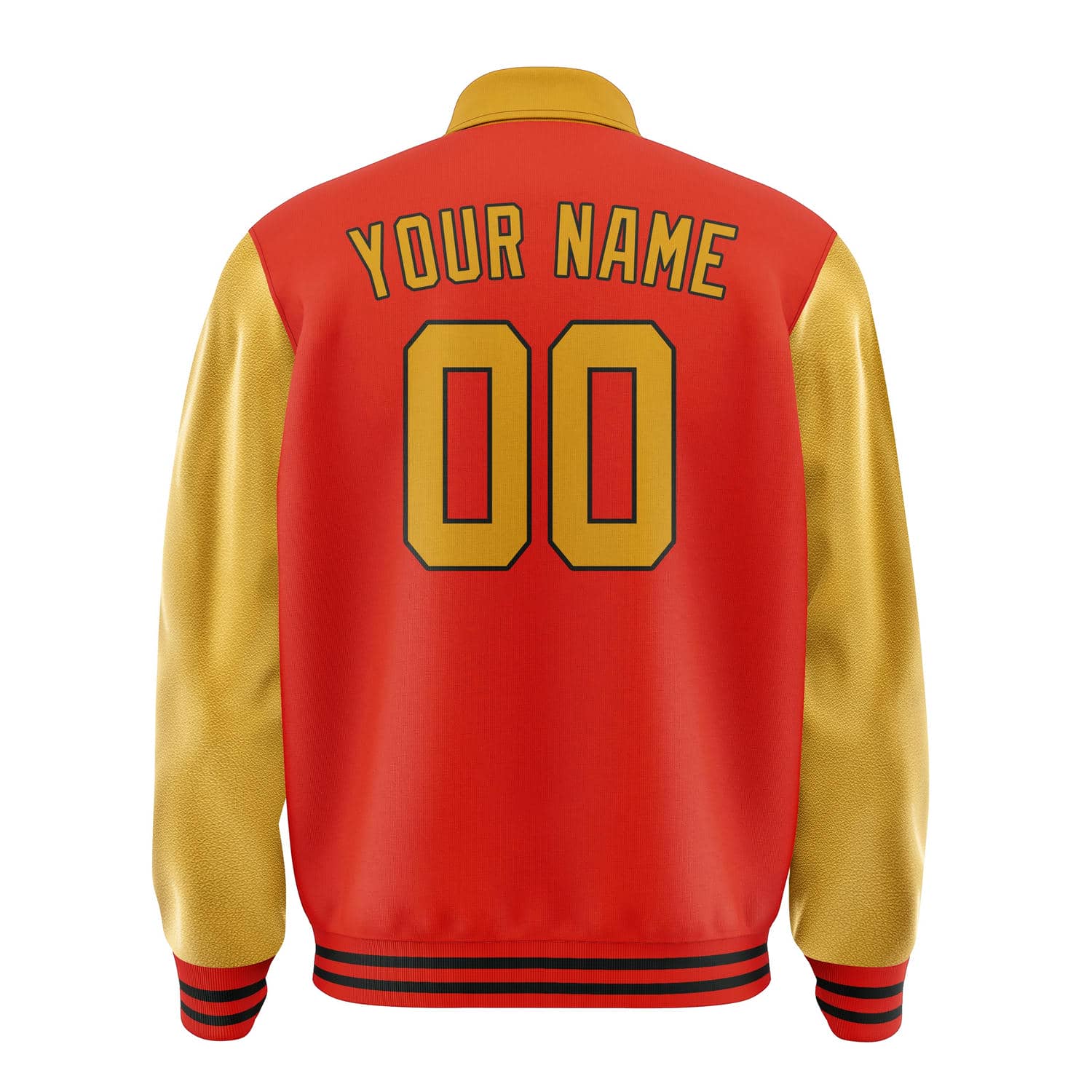 Custom Orange Red Yellow Jacket
