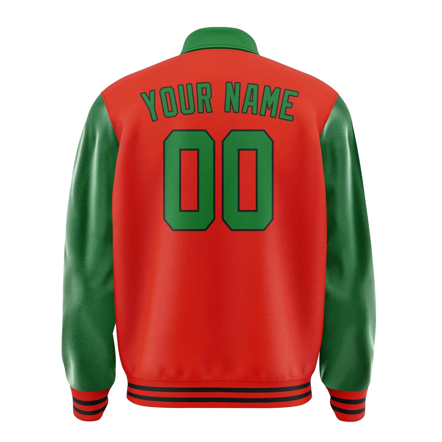 Custom Orange Red Emerald Green Jacket