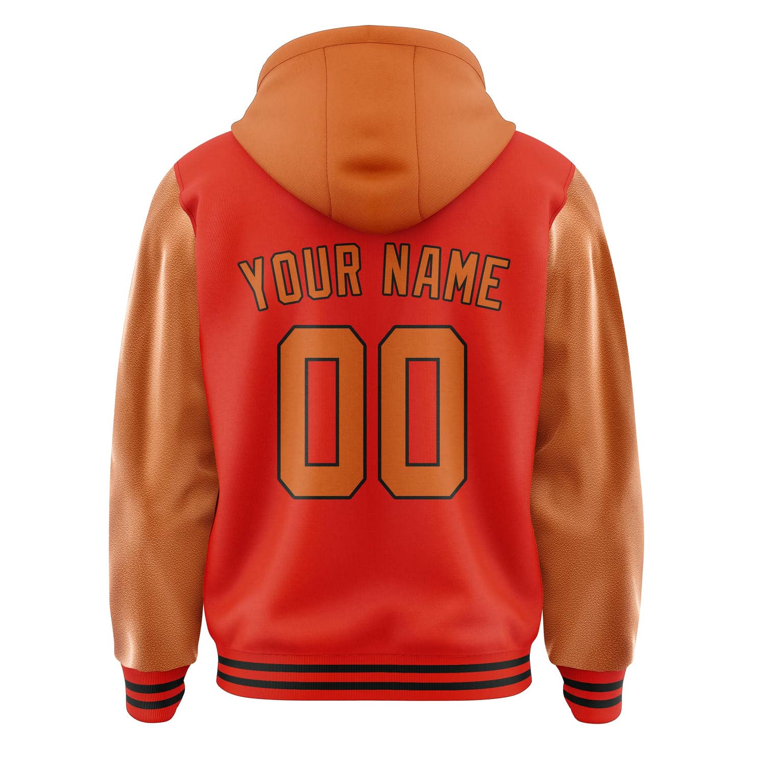 Custom Orange Red Orange Jacket