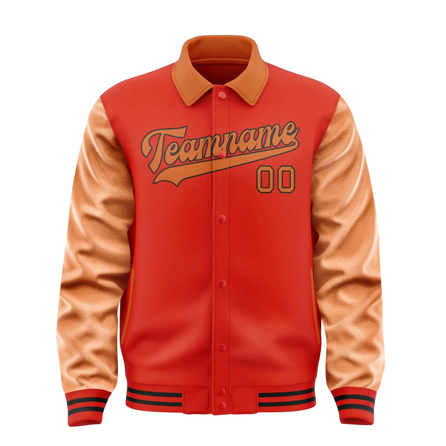 Custom Orange Red Orange Jacket