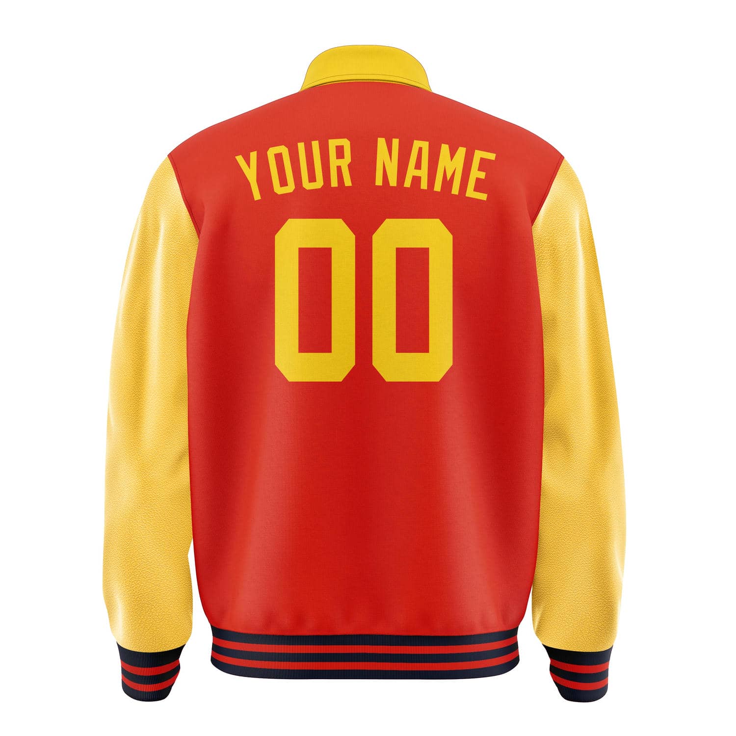 Custom Orange Red Gold Jacket