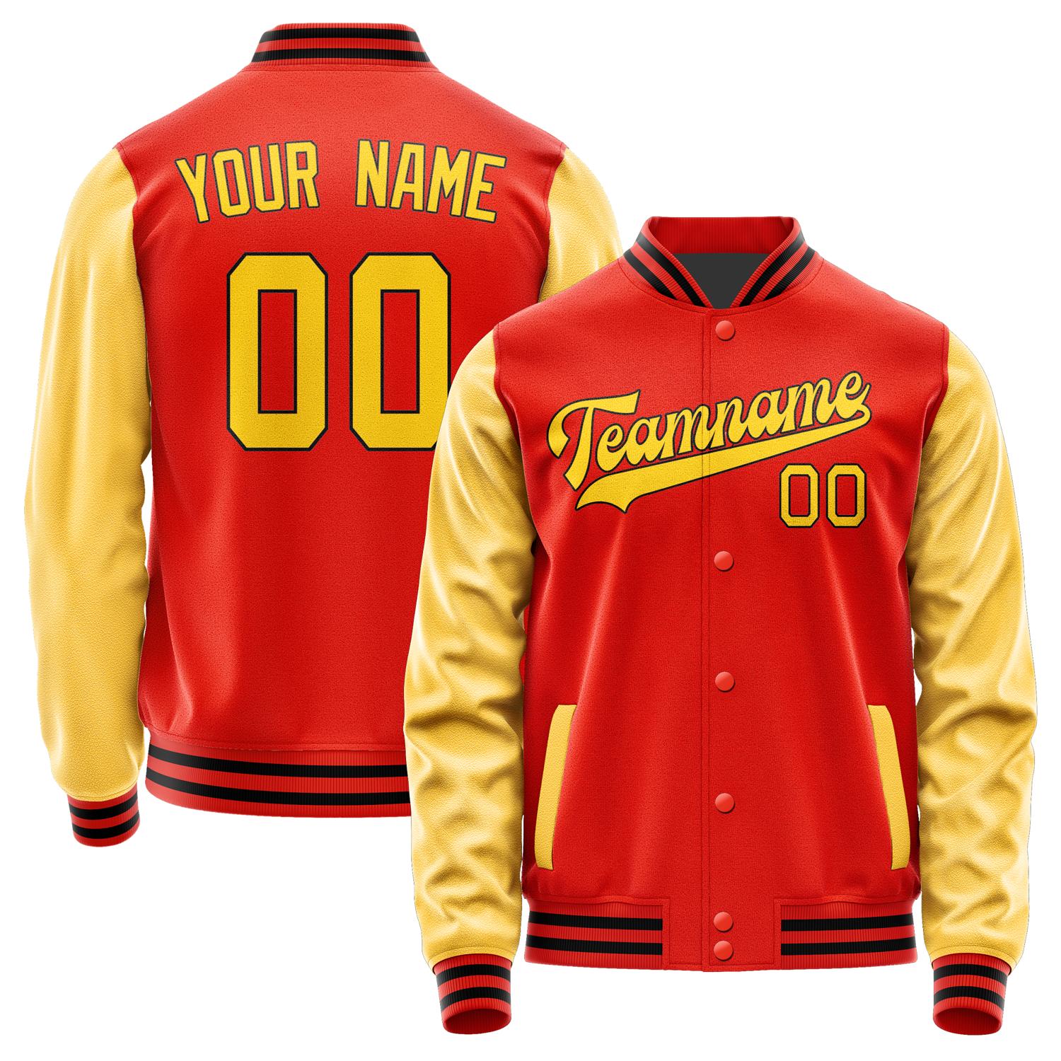 Custom Orange Red Gold Jacket JA1212301217B31730