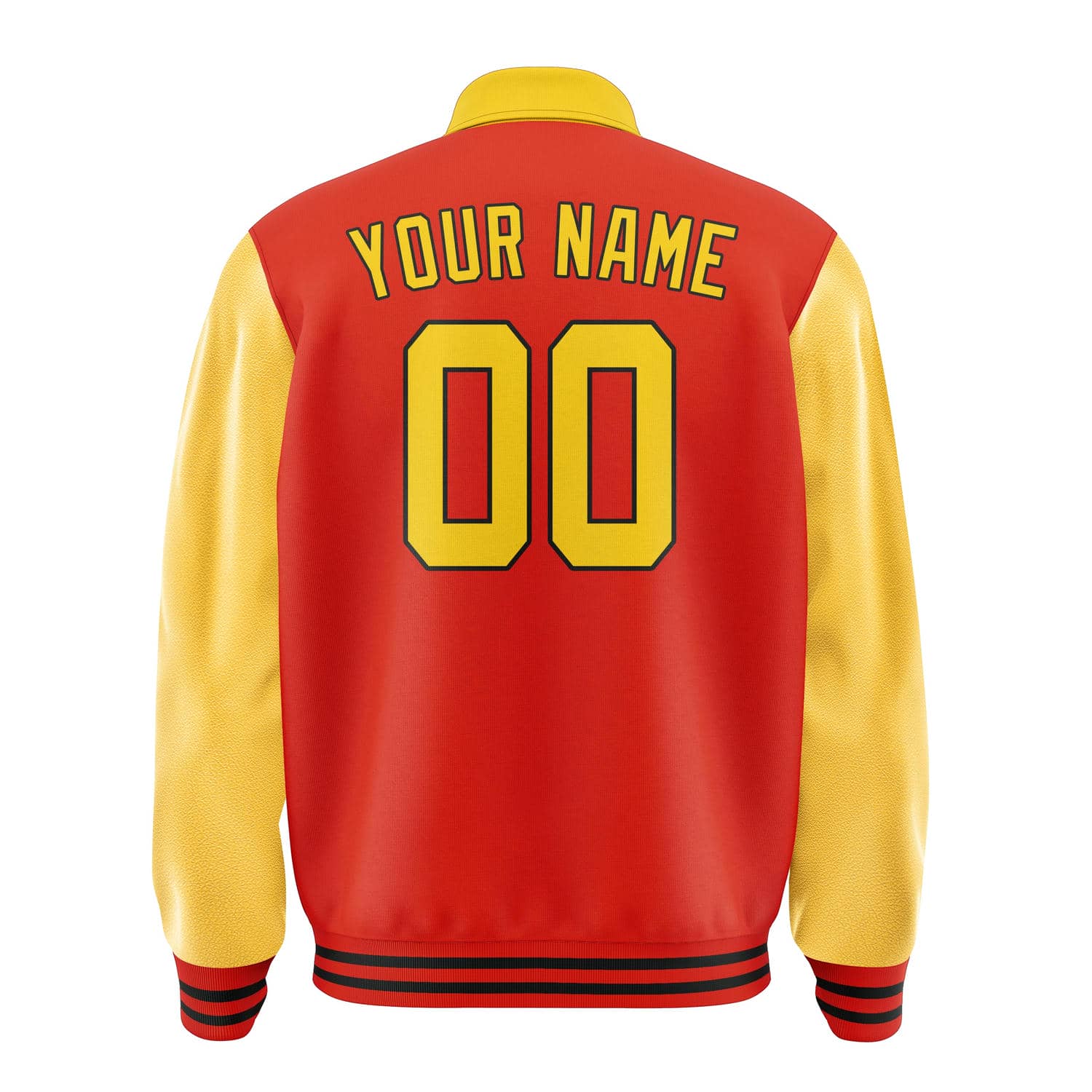 Custom Orange Red Gold Jacket