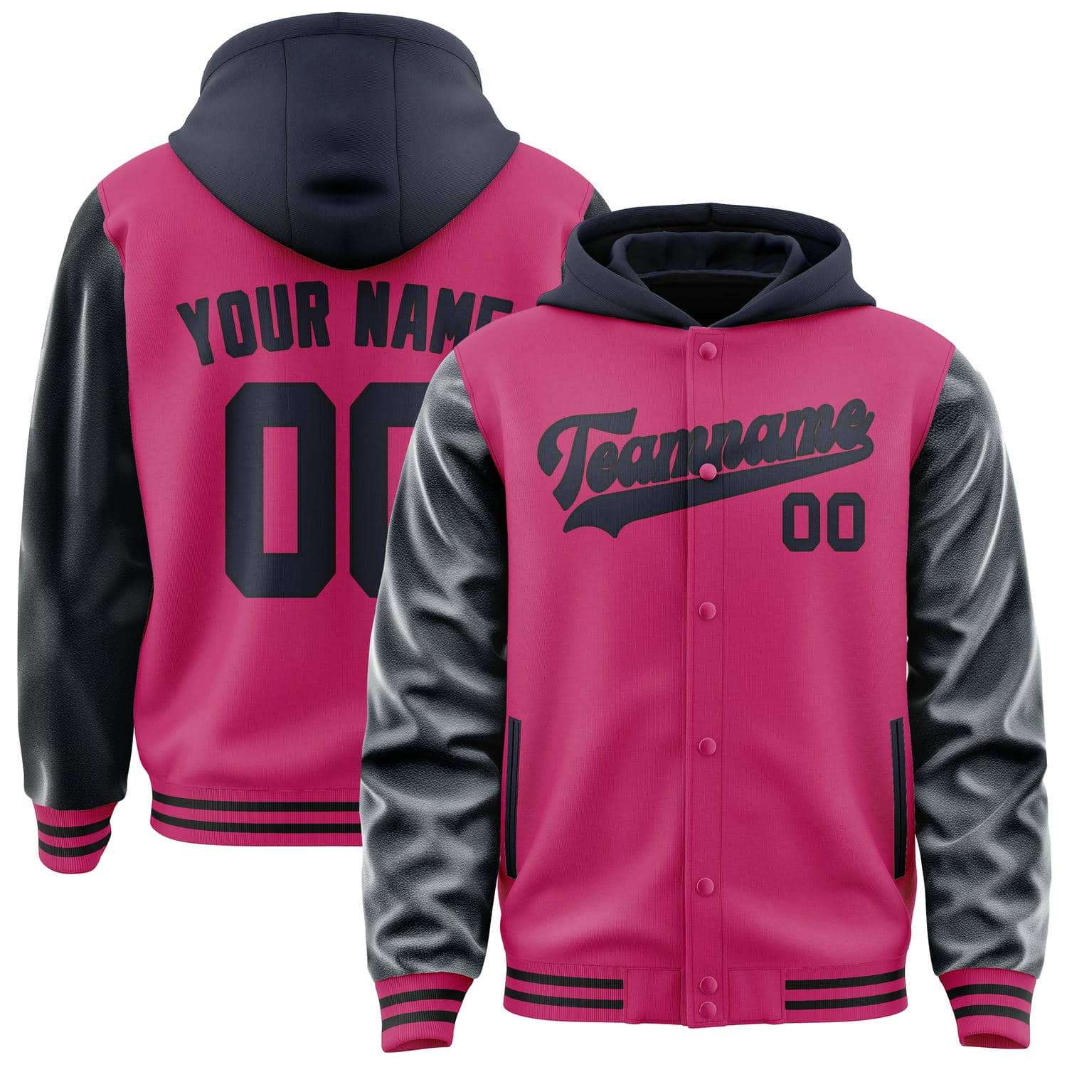 Custom Pink Navy Jacket