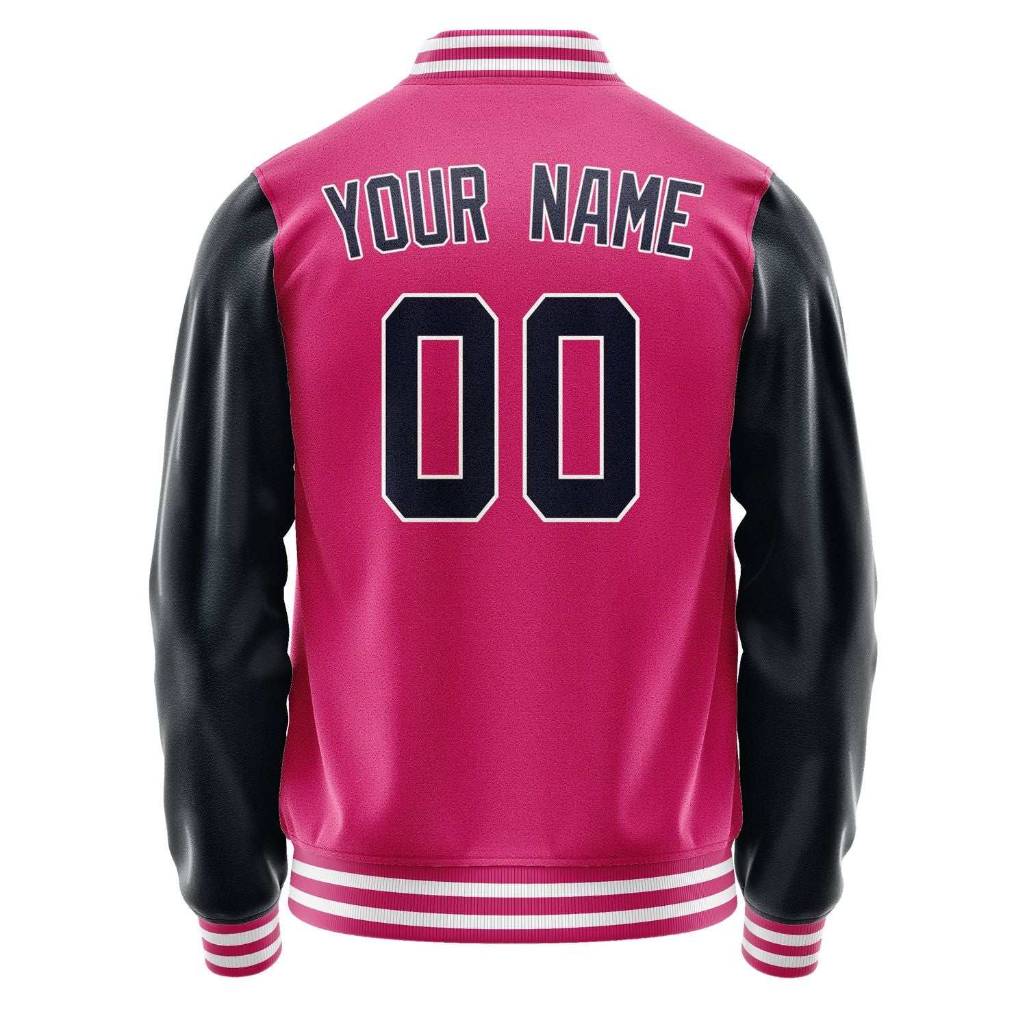 Custom Pink Navy Jacket JA1313111318B31811