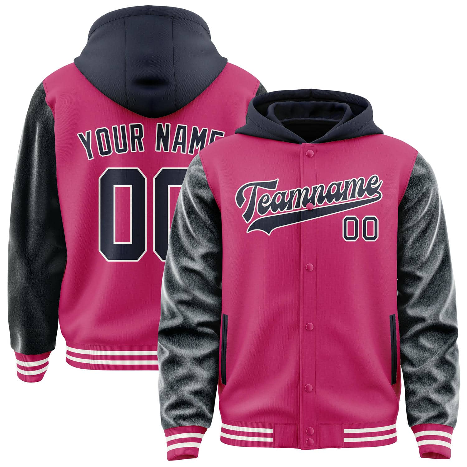 Custom Pink Navy Jacket