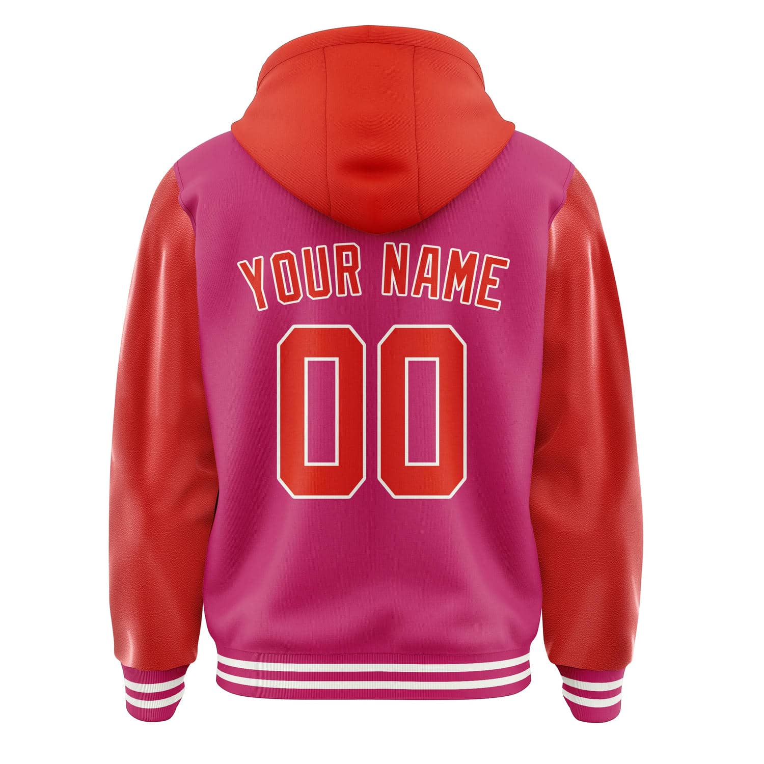 Custom Pink Orange Red Jacket