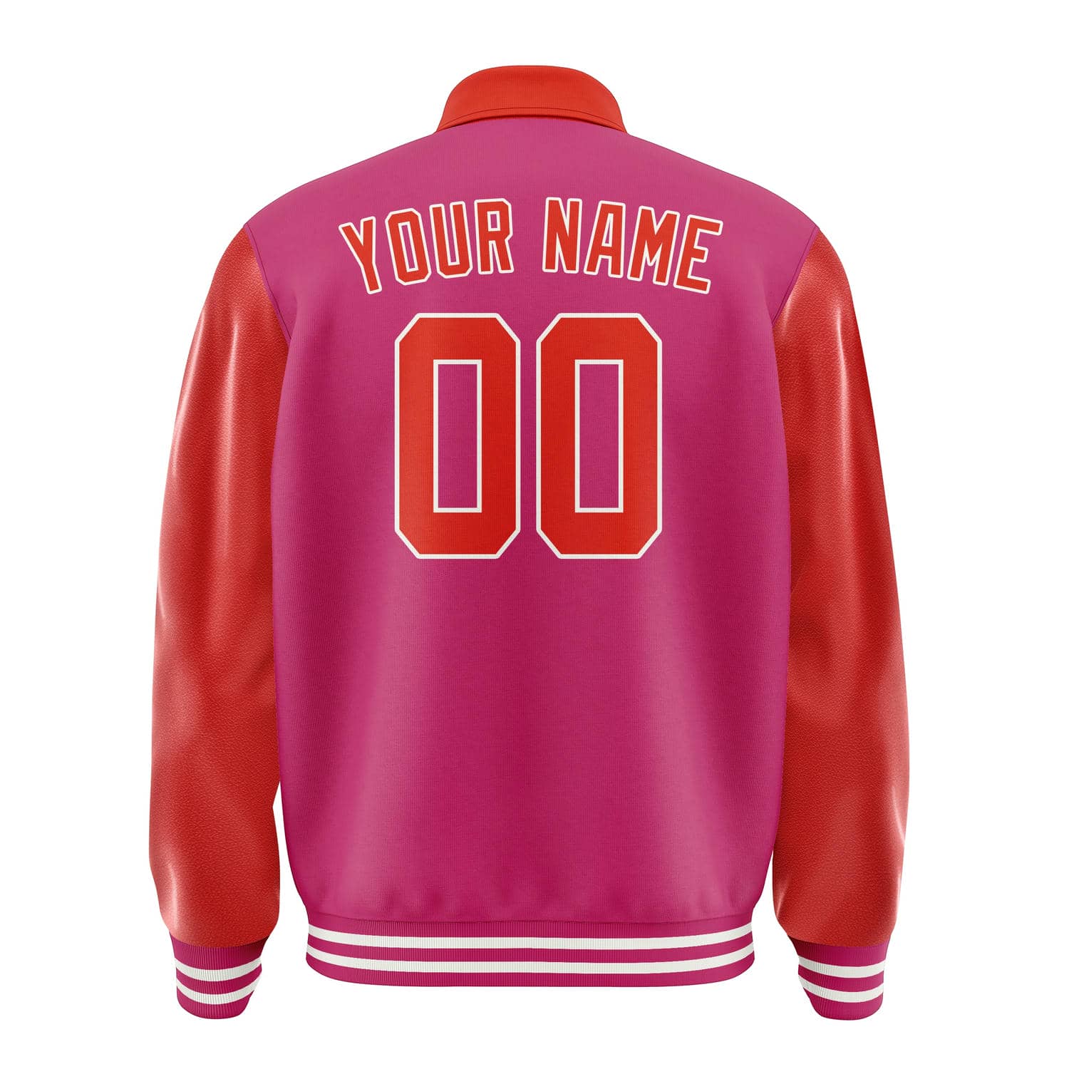 Custom Pink Orange Red Jacket