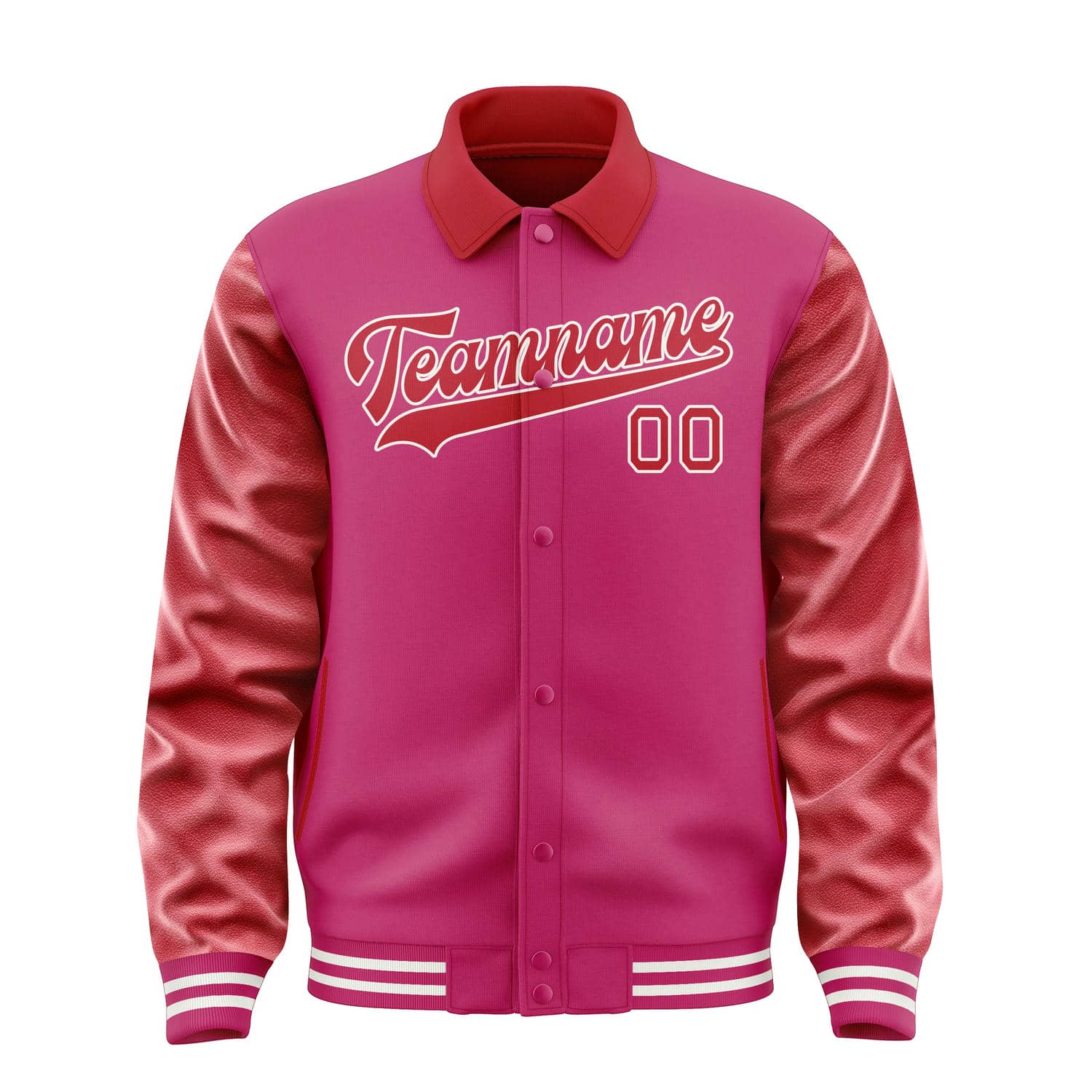 Custom Pink Red Jacket