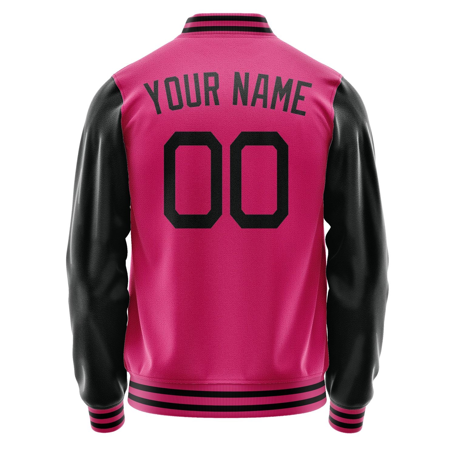 Custom Pink Black Jacket JA1313171317B21717