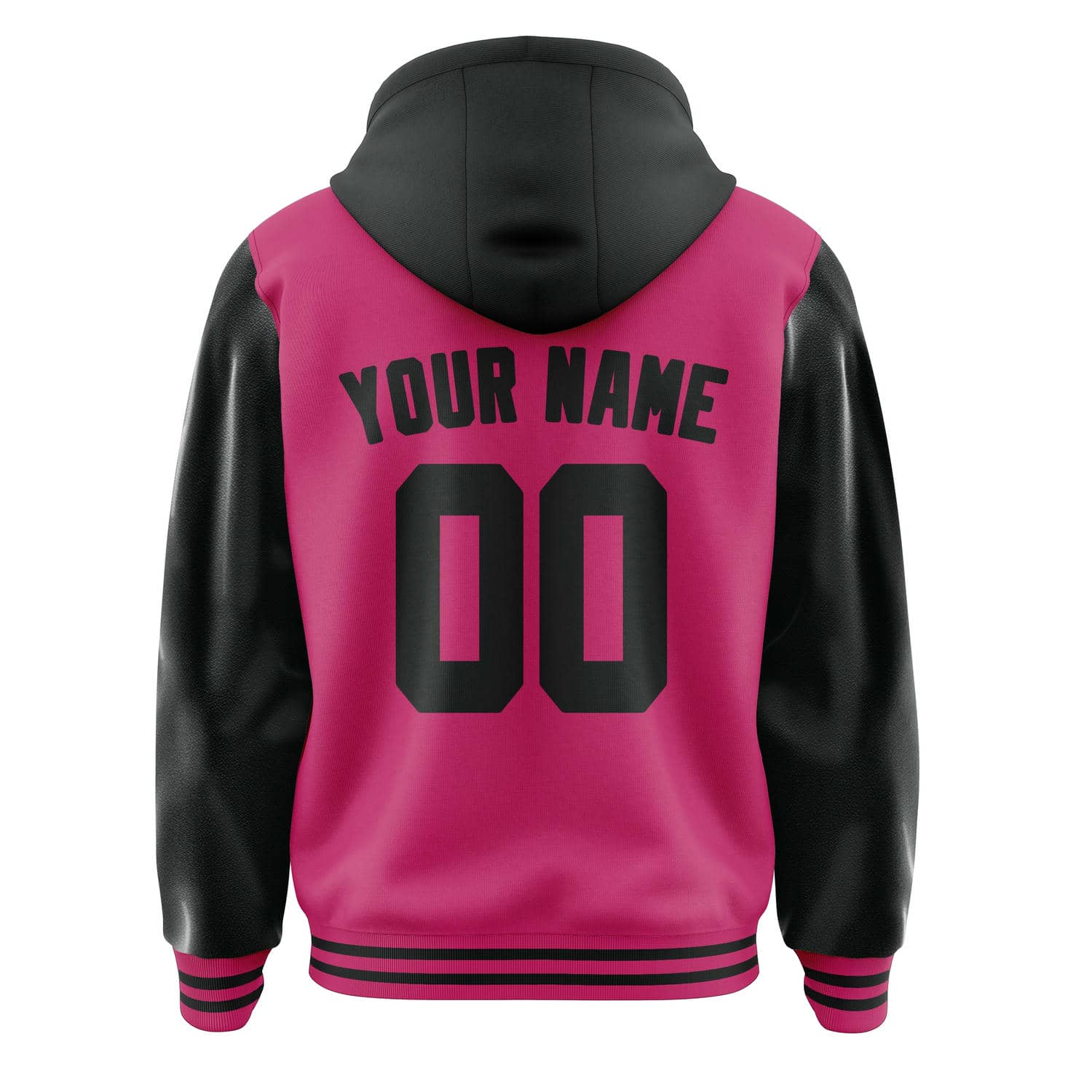 Custom Pink Black Jacket