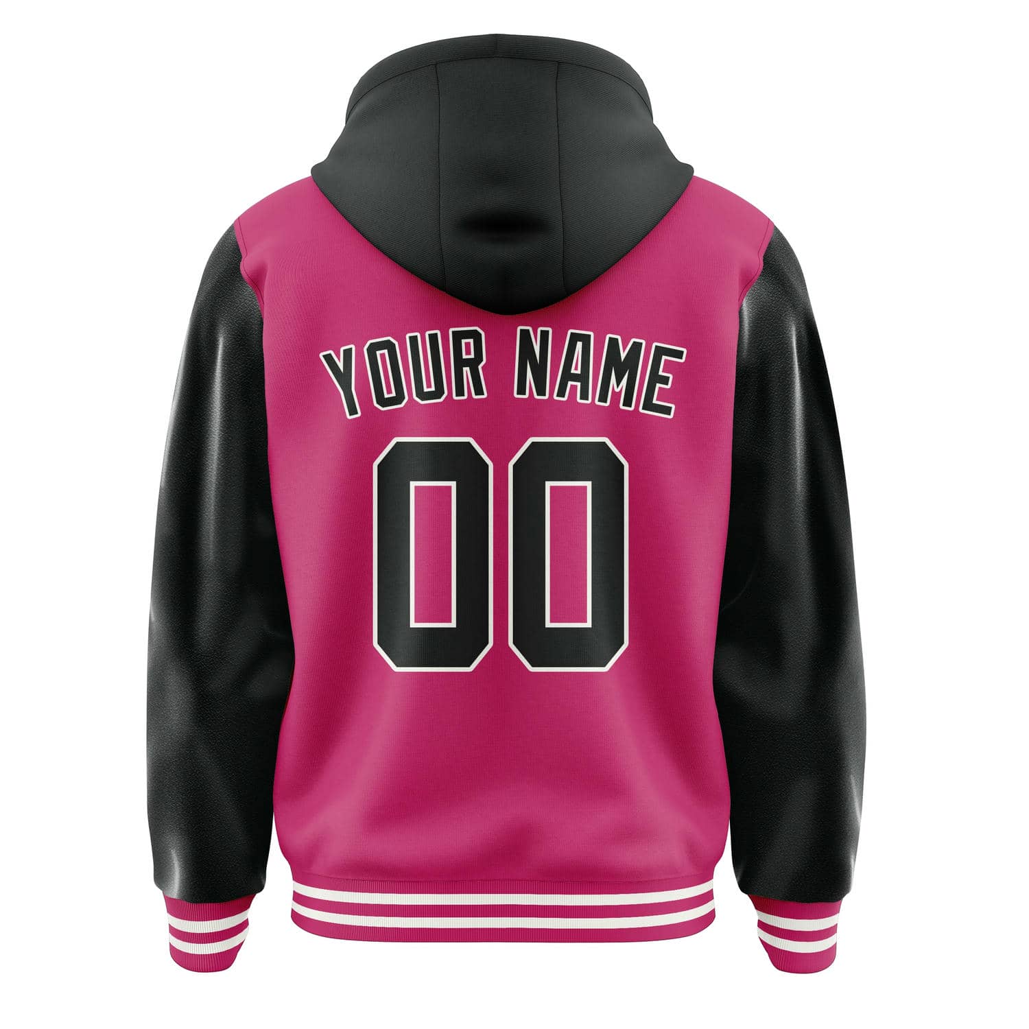 Custom Pink Black Jacket