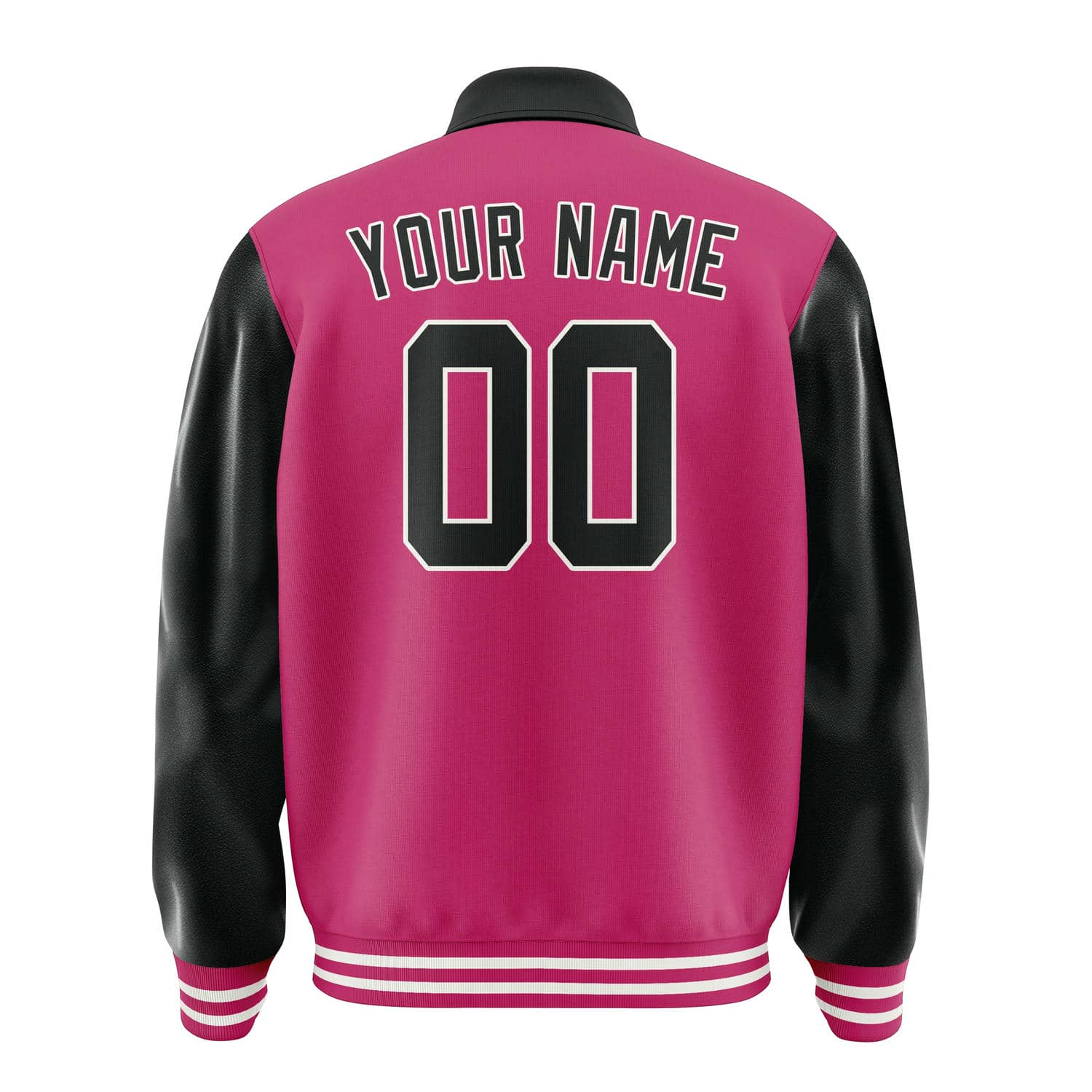 Custom Pink Black Jacket