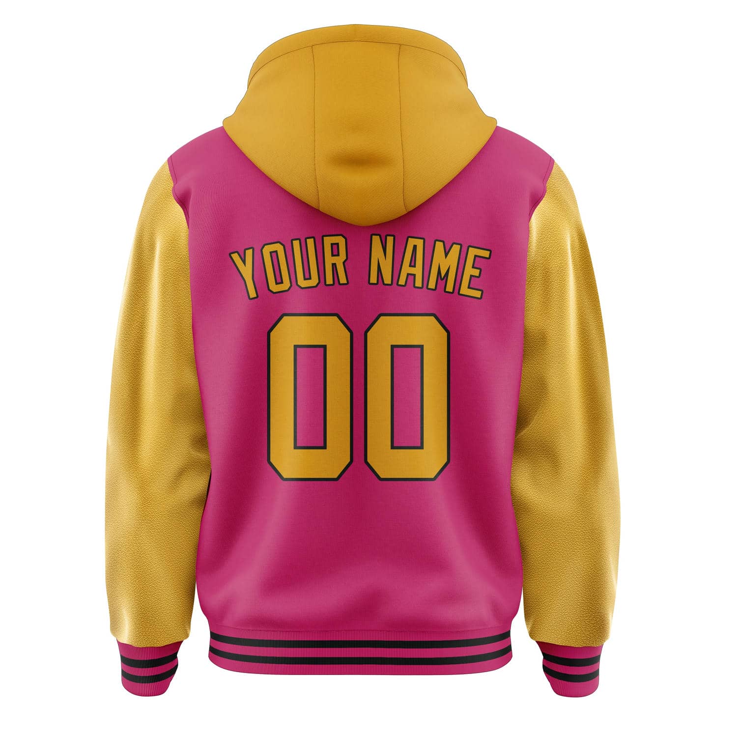 Custom Pink Yellow Jacket