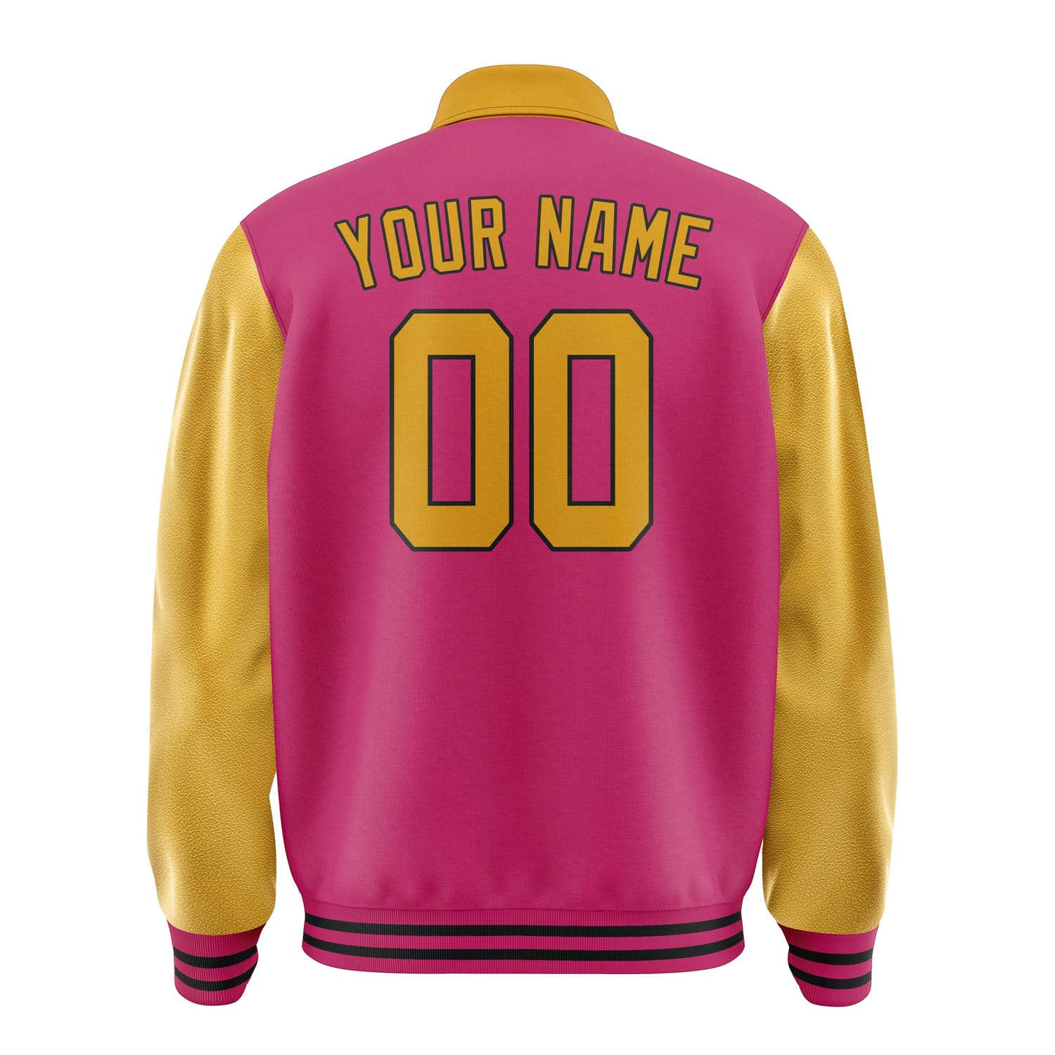 Custom Pink Yellow Jacket