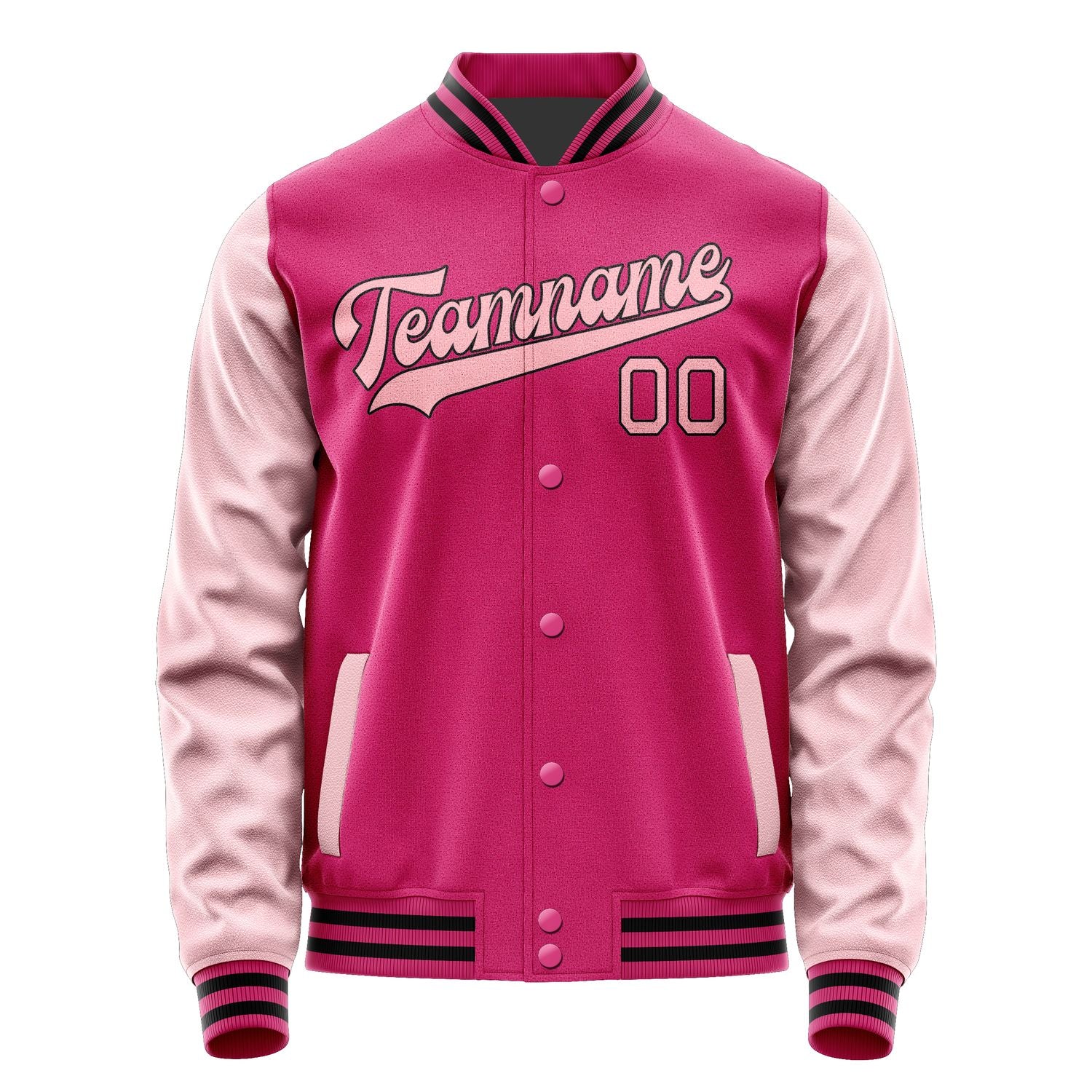 Custom Pink Light Pink Jacket JA1313211317B31721