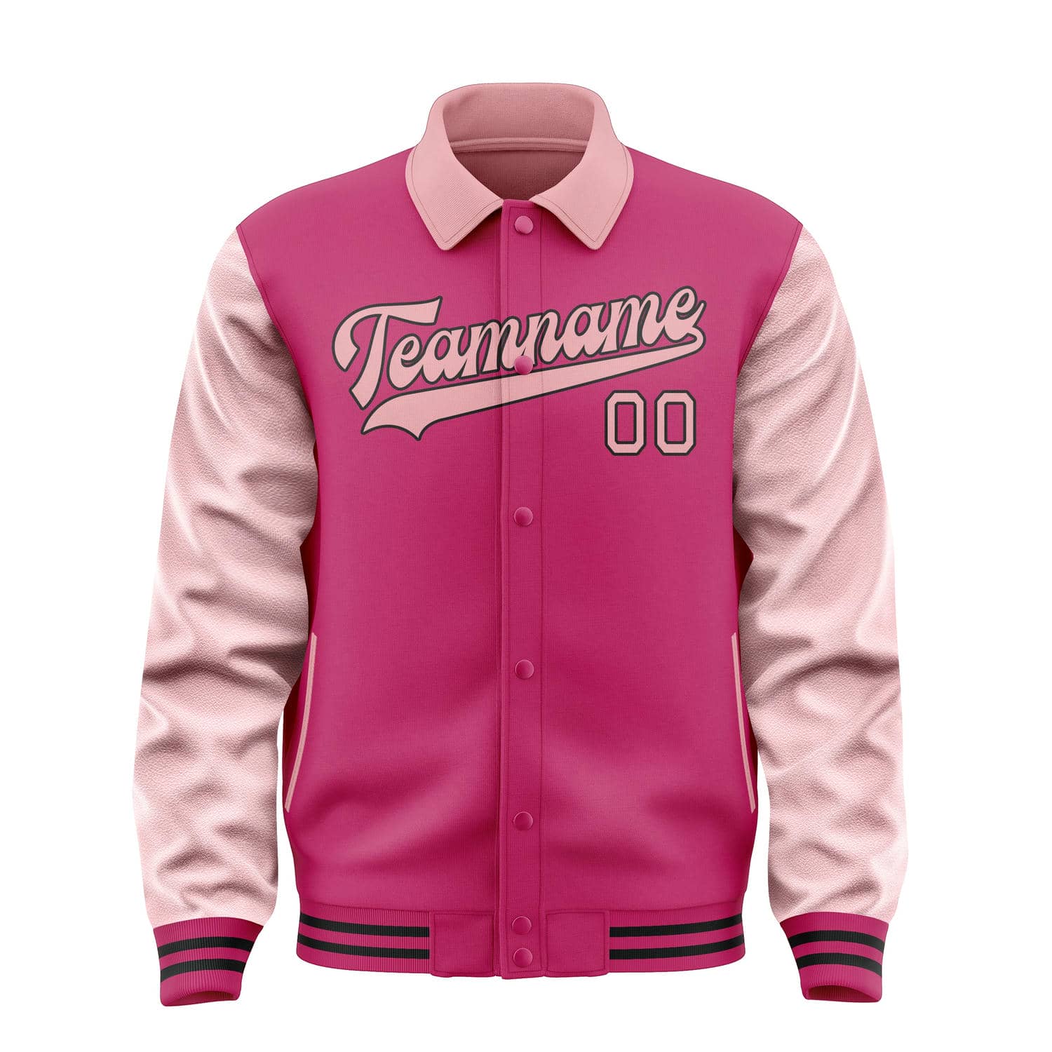 Custom Pink Light Pink Jacket