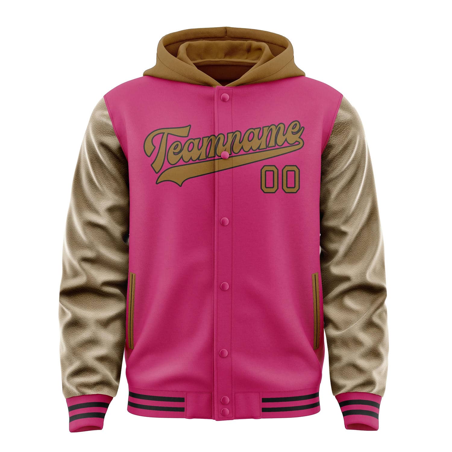 Custom Pink Khaki Jacket