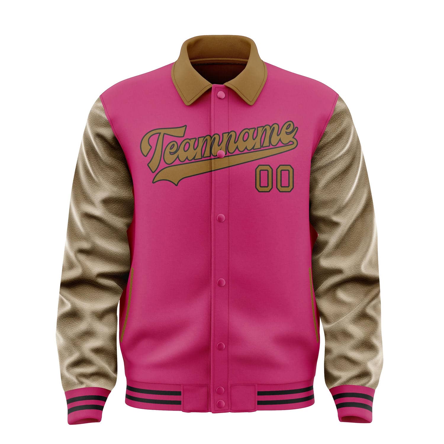 Custom Pink Khaki Jacket