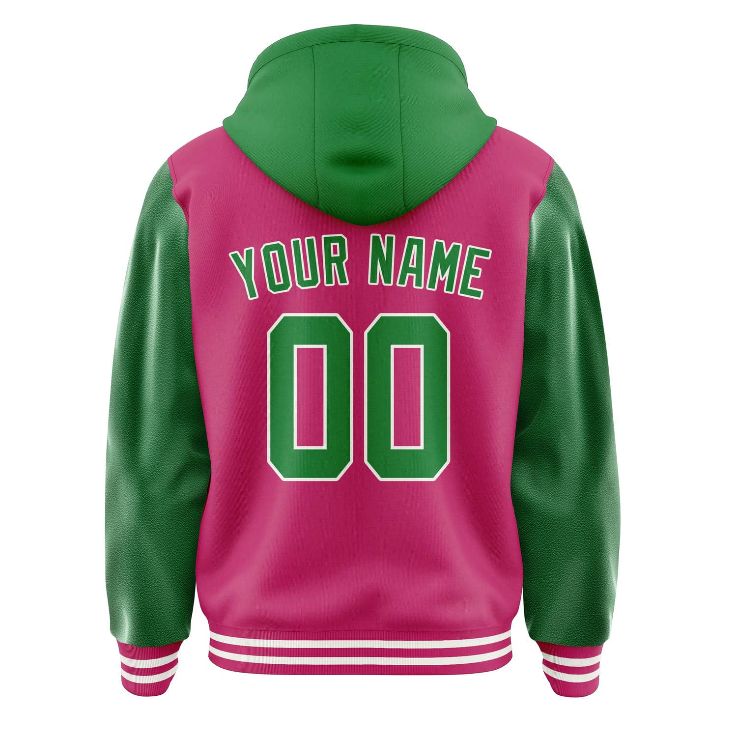 Custom Pink Emerald Green Jacket