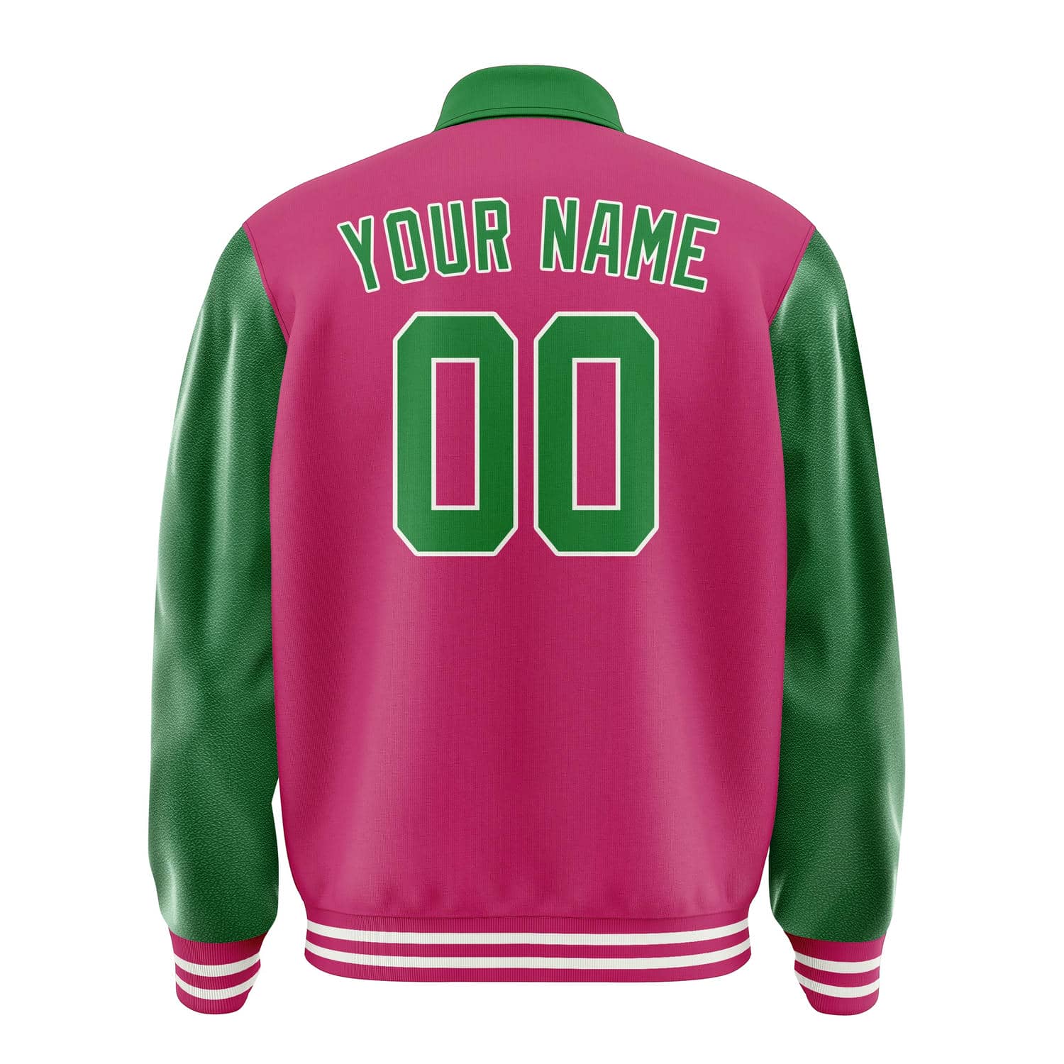 Custom Pink Emerald Green Jacket
