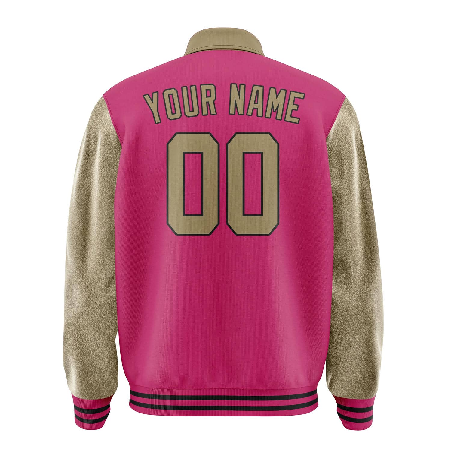 Custom Pink Light Khaki Jacket