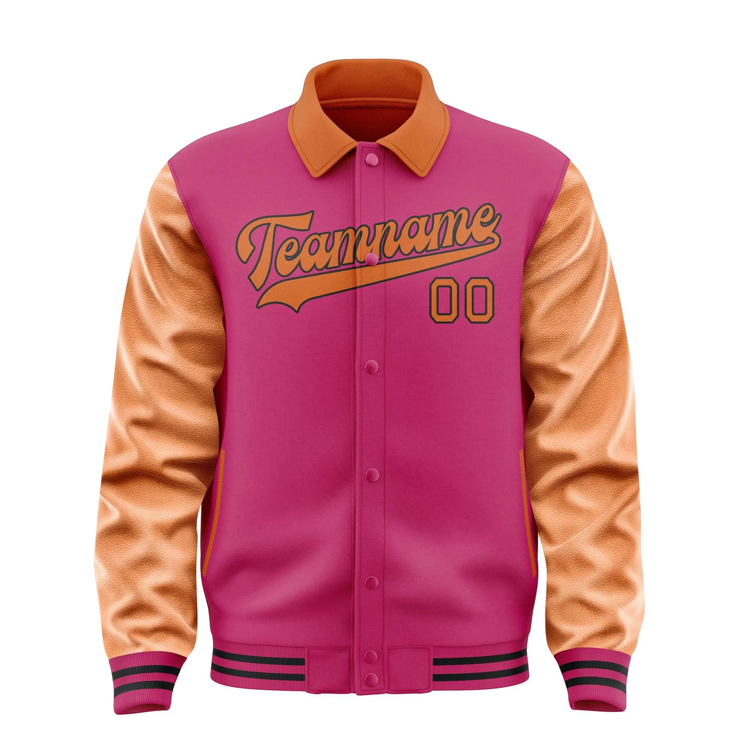 Custom Pink Orange Jacket