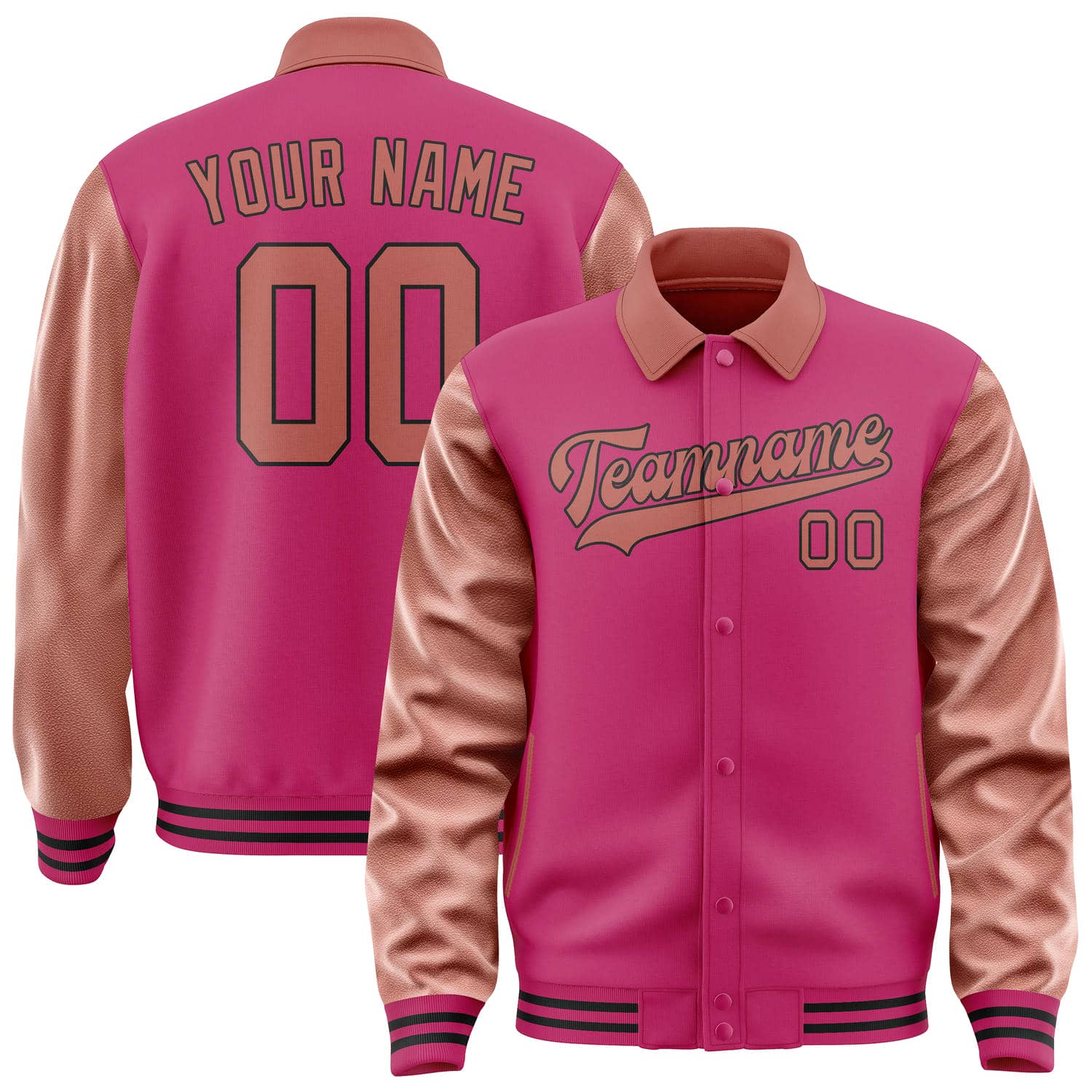 Custom Pink Copper Rose Jacket