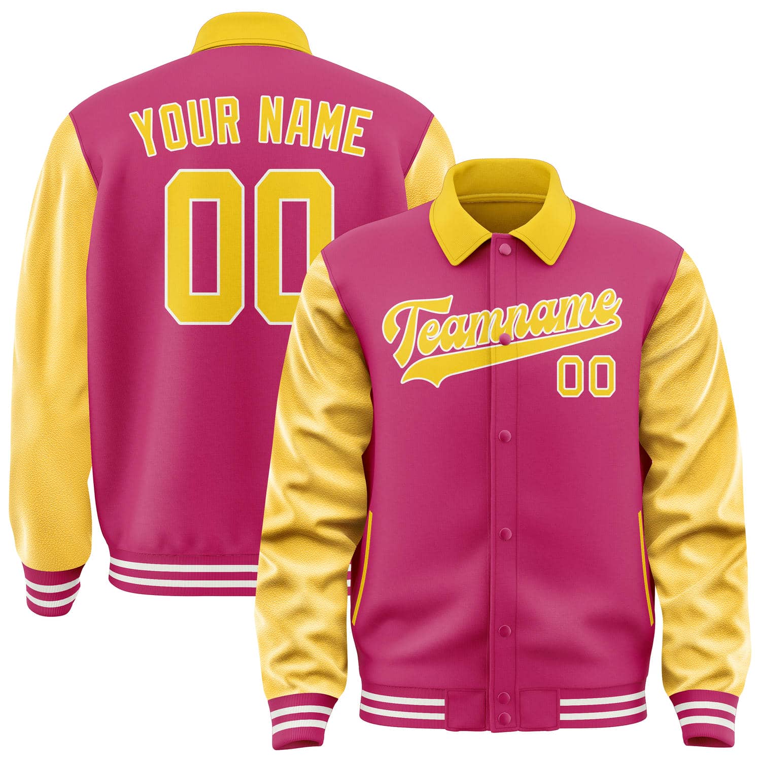 Custom Pink Gold Jacket