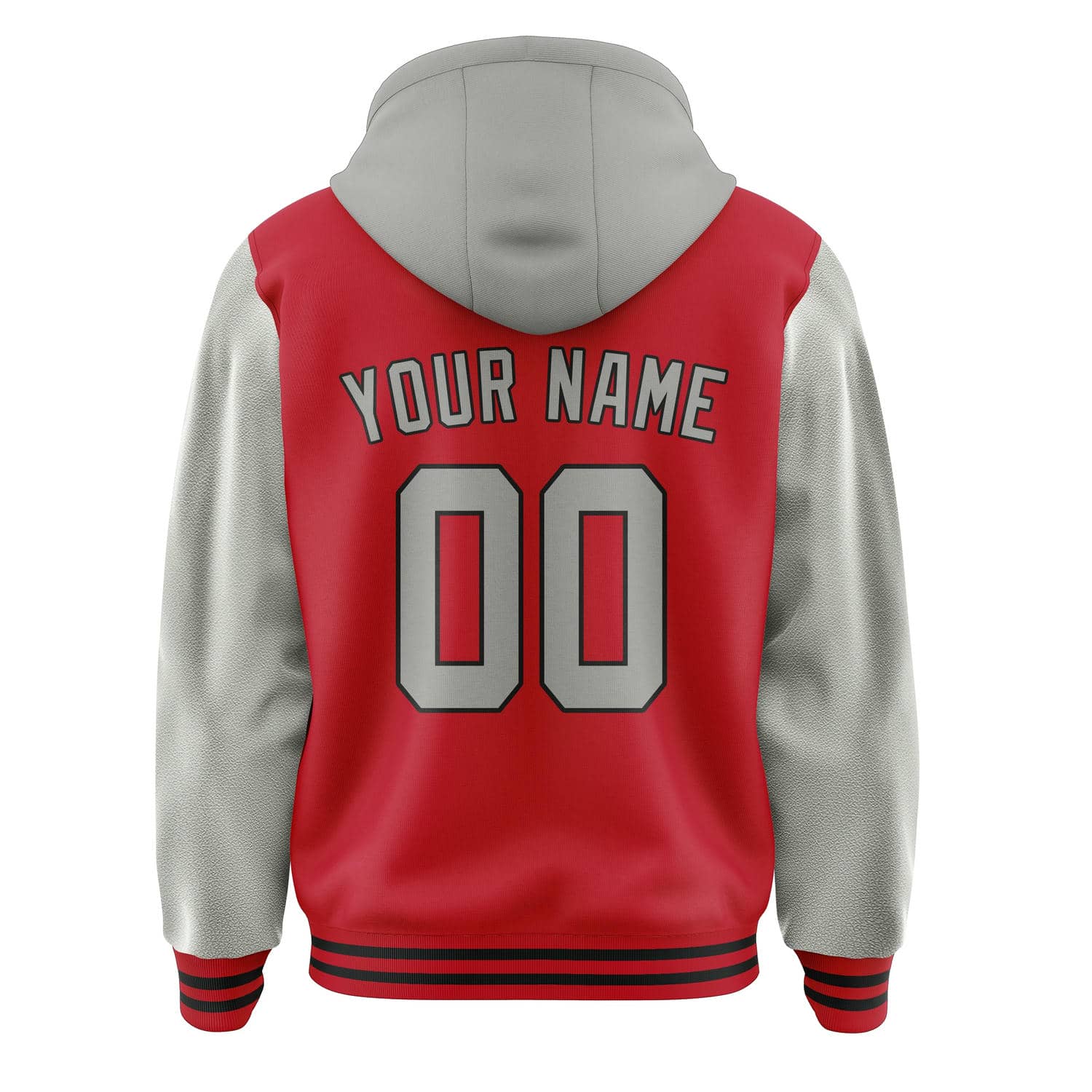 Custom Red Gray Jacket