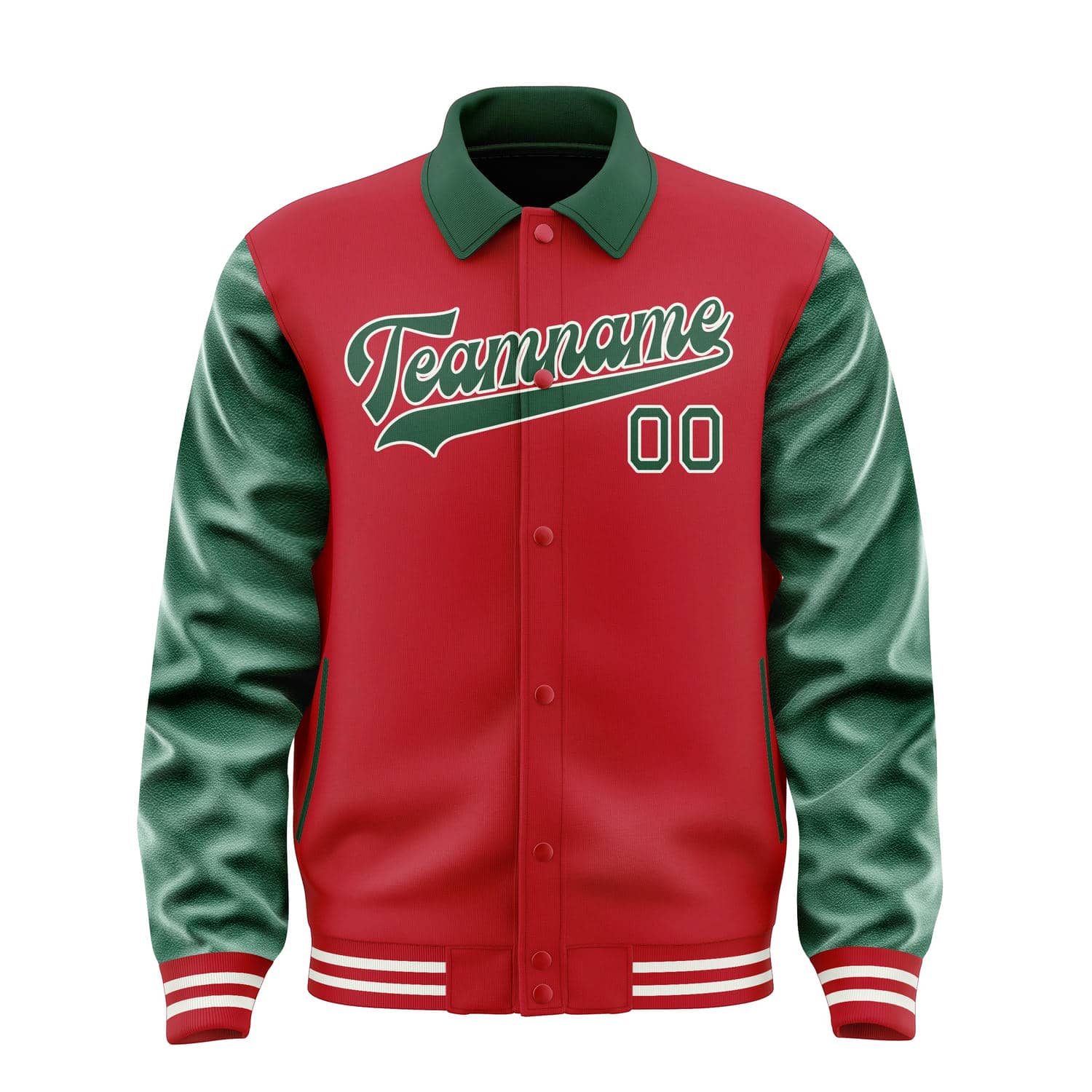 Custom Red Green Jacket