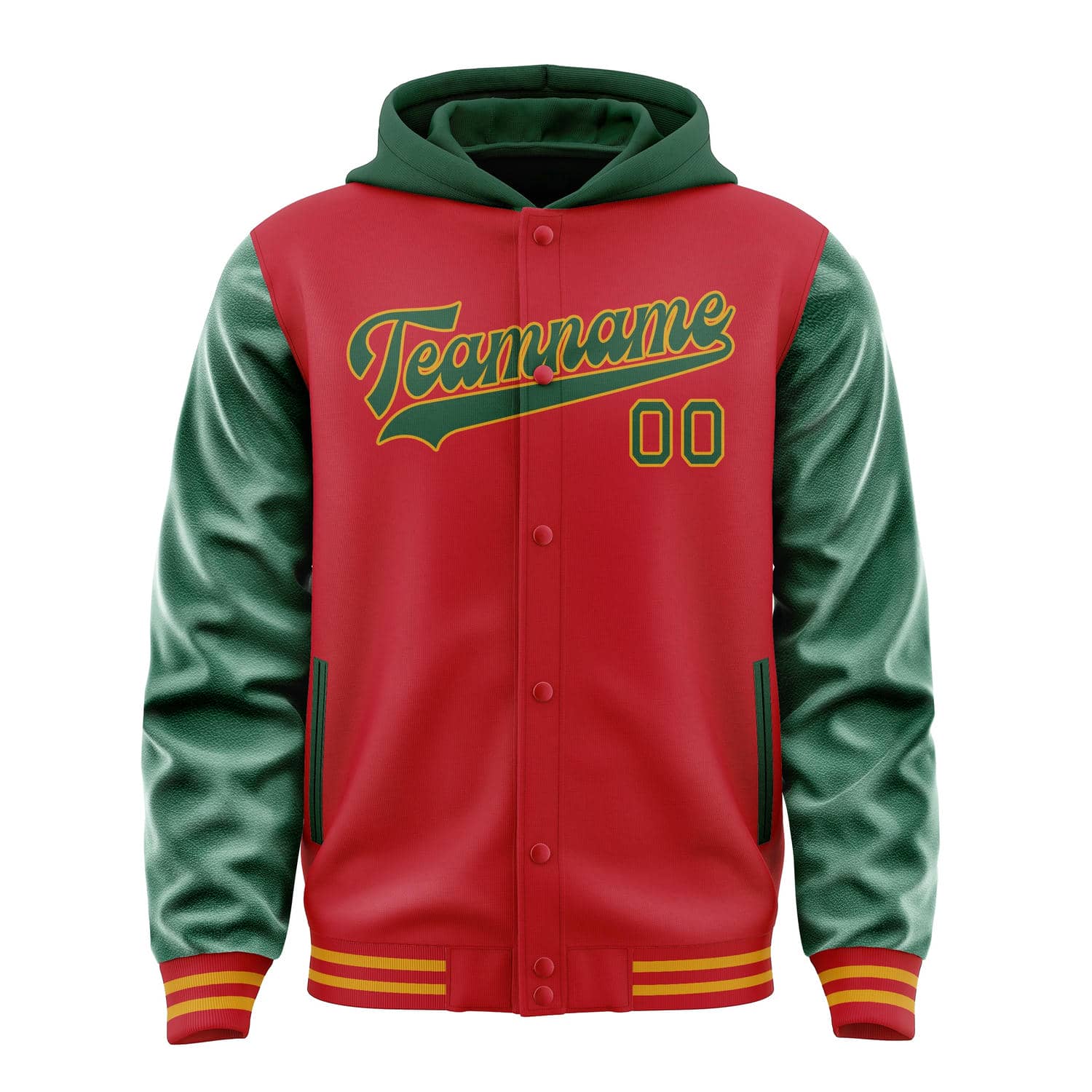 Custom Red Green Jacket