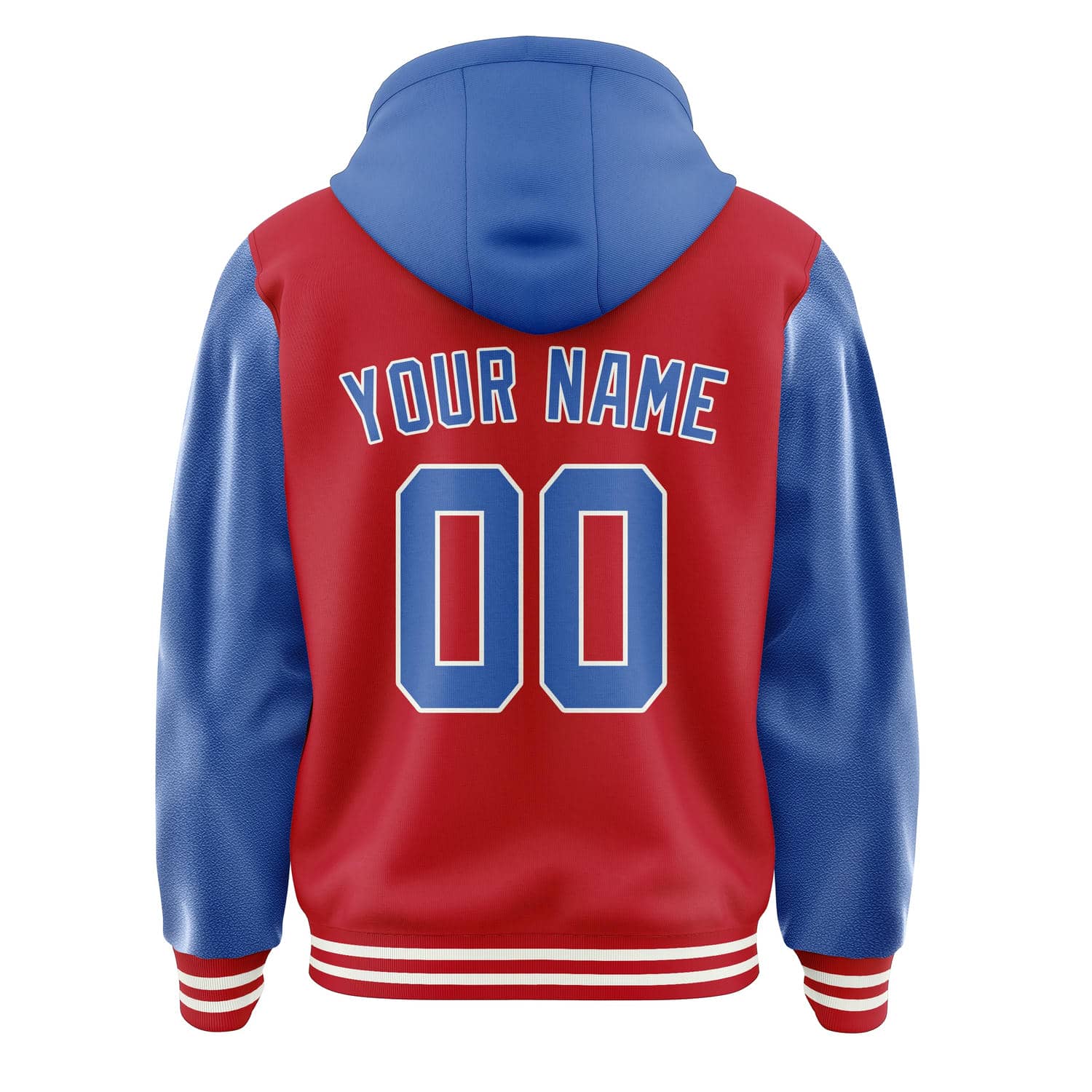 Custom Red Sky Blue Jacket