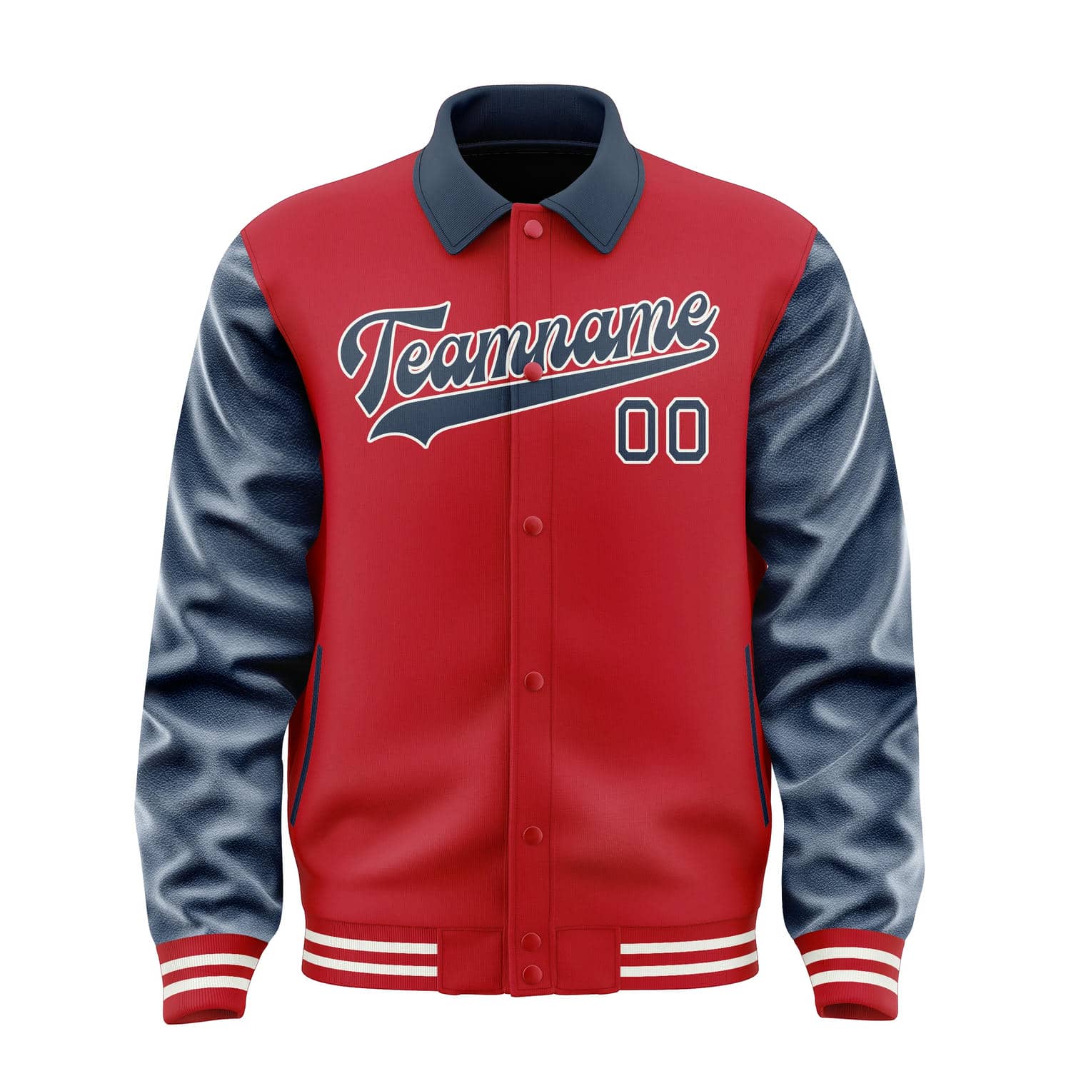 Custom Red Blue Jacket