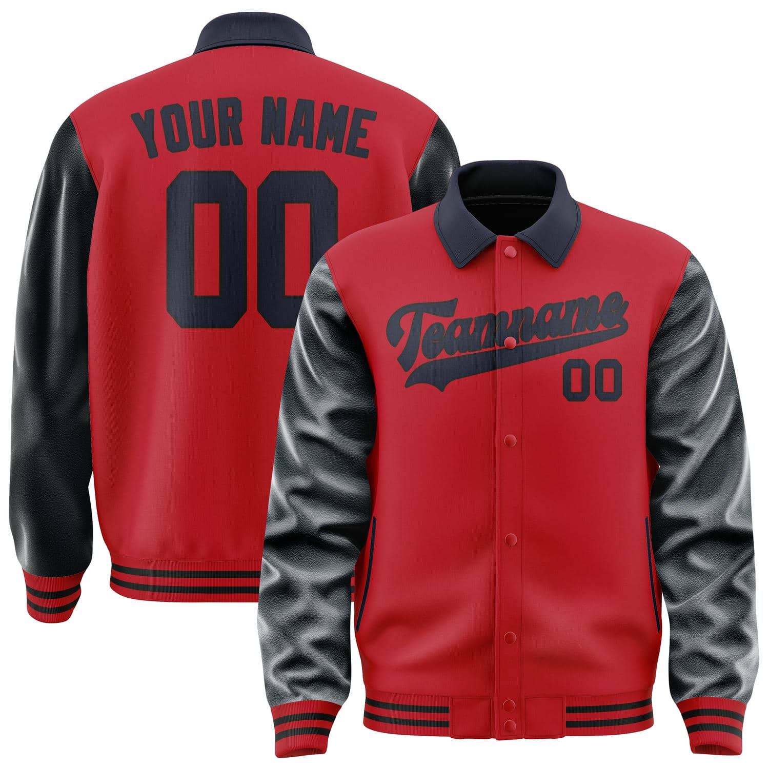 Custom Red Navy Jacket