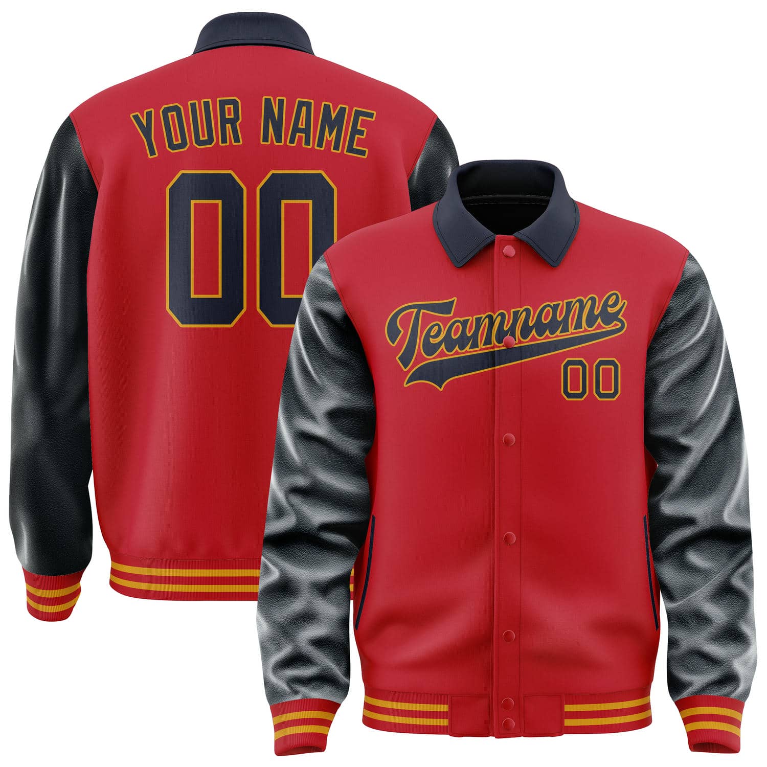 Custom Red Navy Jacket