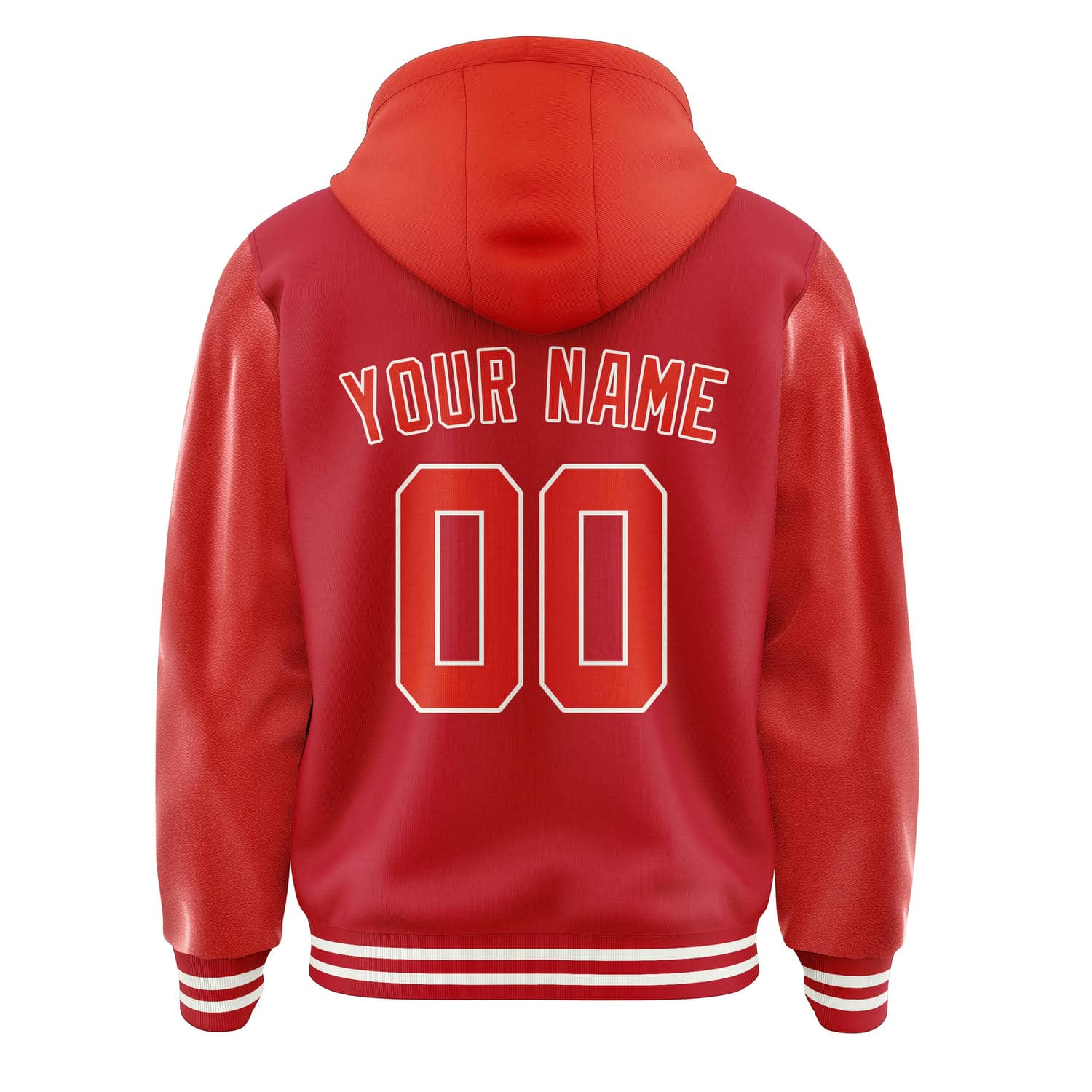 Custom Red Orange Red Jacket