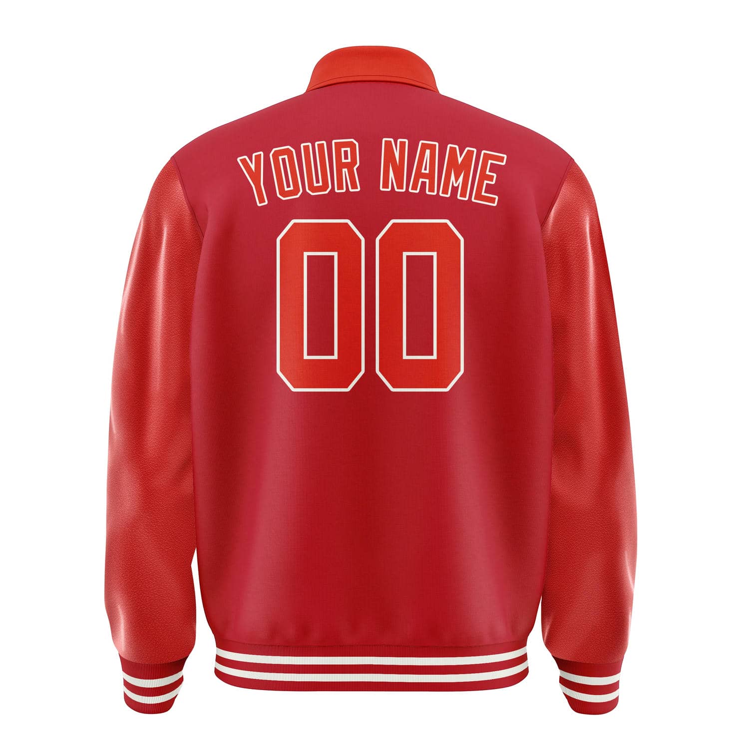 Custom Red Orange Red Jacket