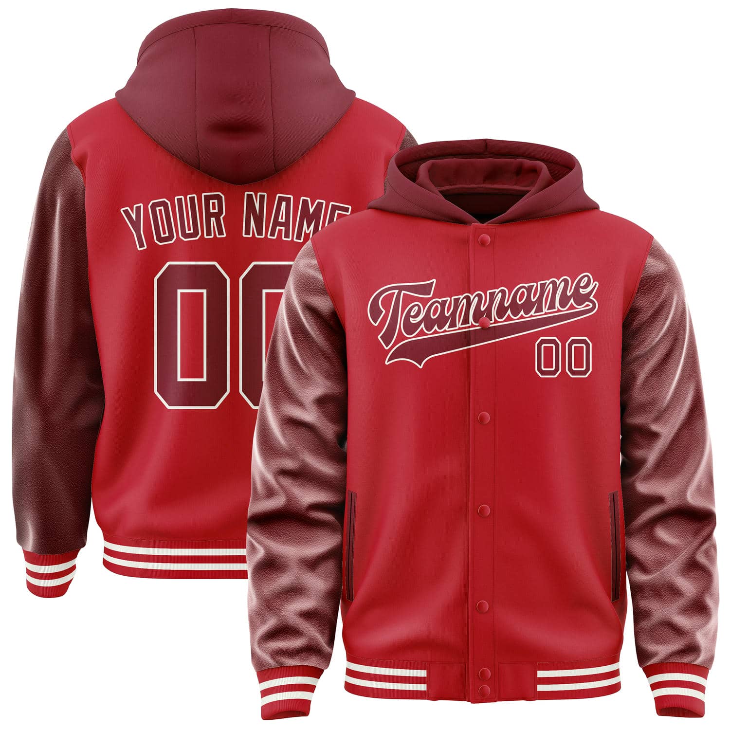 Custom Red Crimson Red Jacket