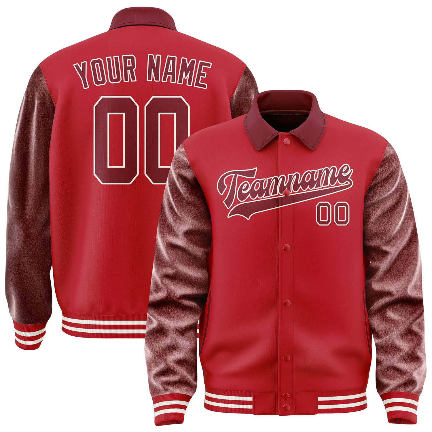 Custom Red Crimson Red Jacket