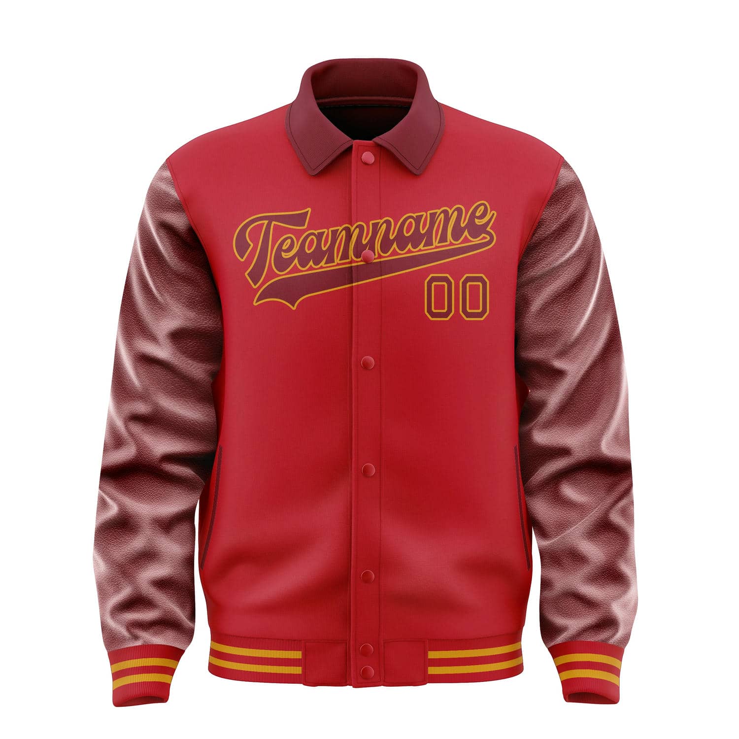 Custom Red Crimson Red Jacket